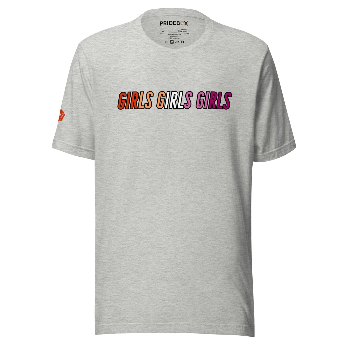 Lesbian Girls Girls Girls Unisex t-shirt