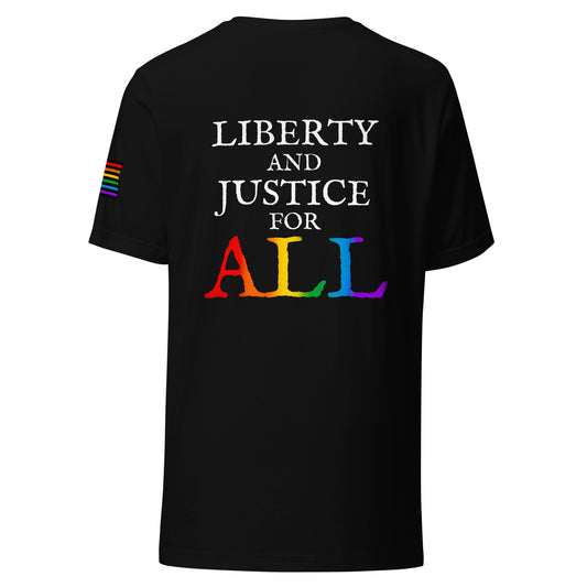 Liberty And Justice For All Unisex T-shirt