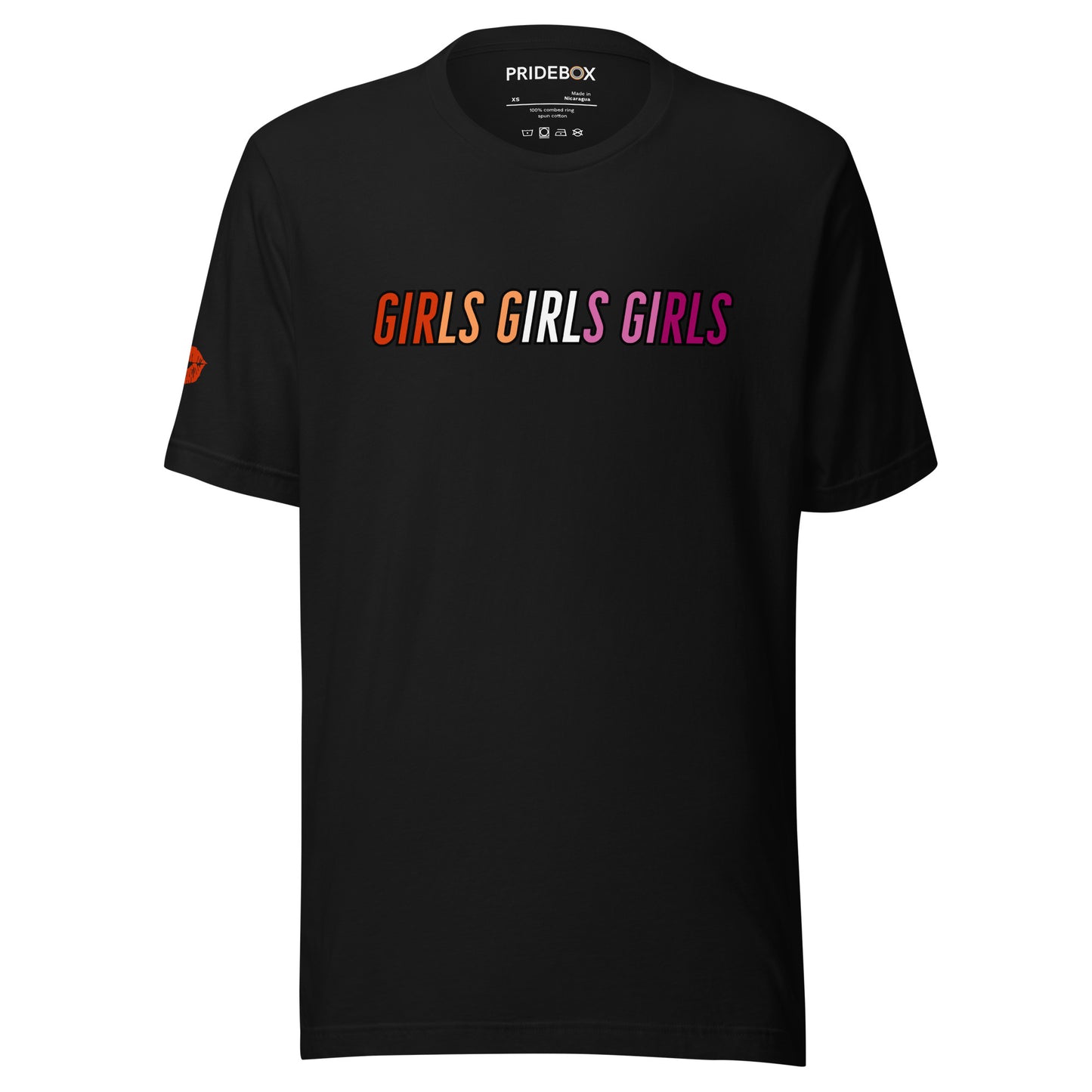 Lesbian Girls Girls Girls Unisex t-shirt