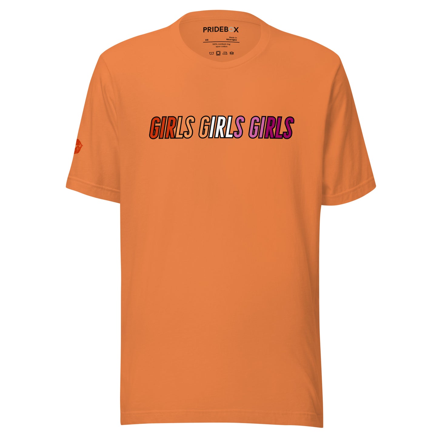 Lesbian Girls Girls Girls Unisex t-shirt