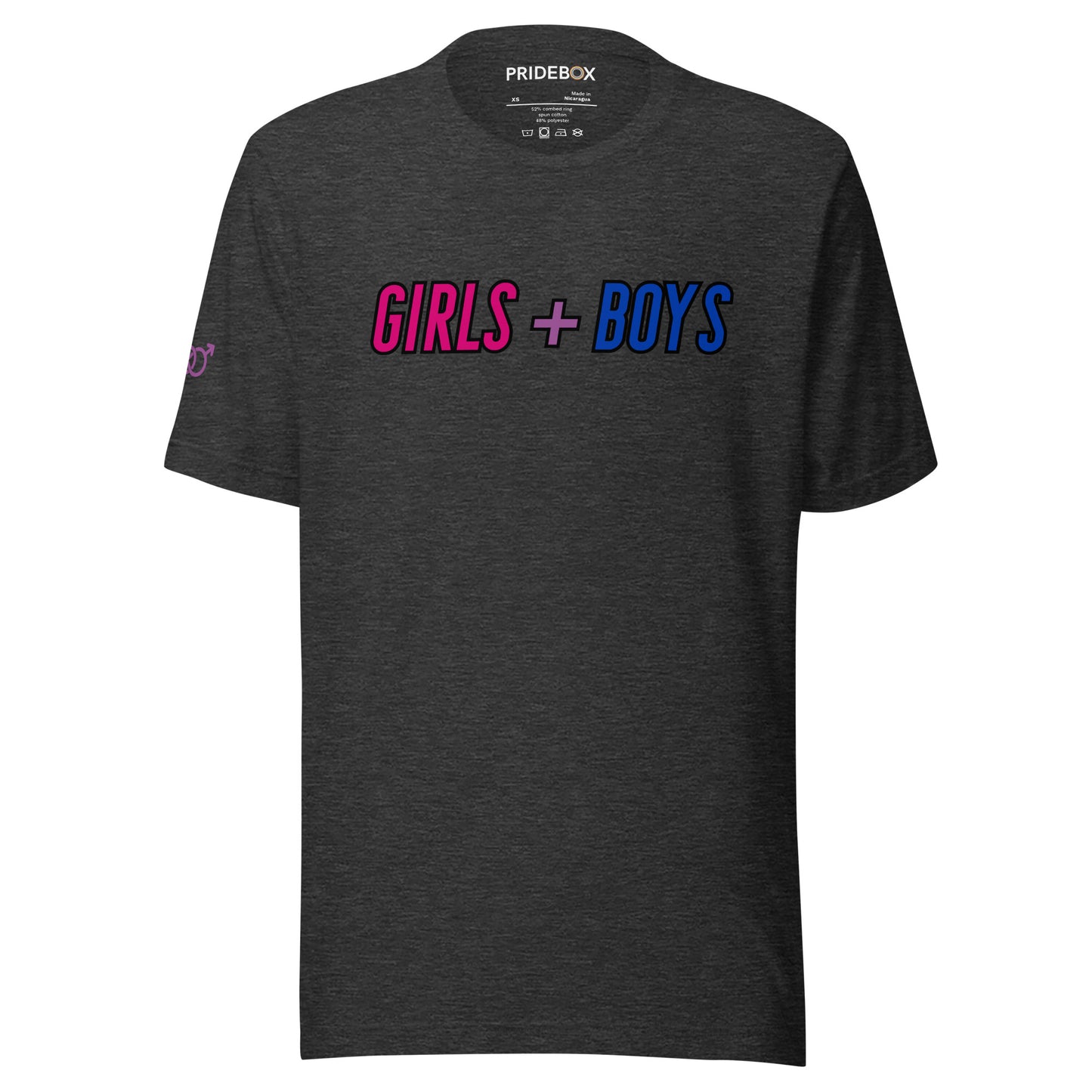Bisexual Pride Girls and Boys Unisex t-shirt