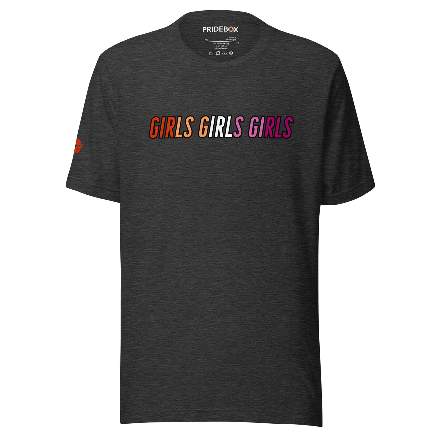 Lesbian Girls Girls Girls Unisex t-shirt