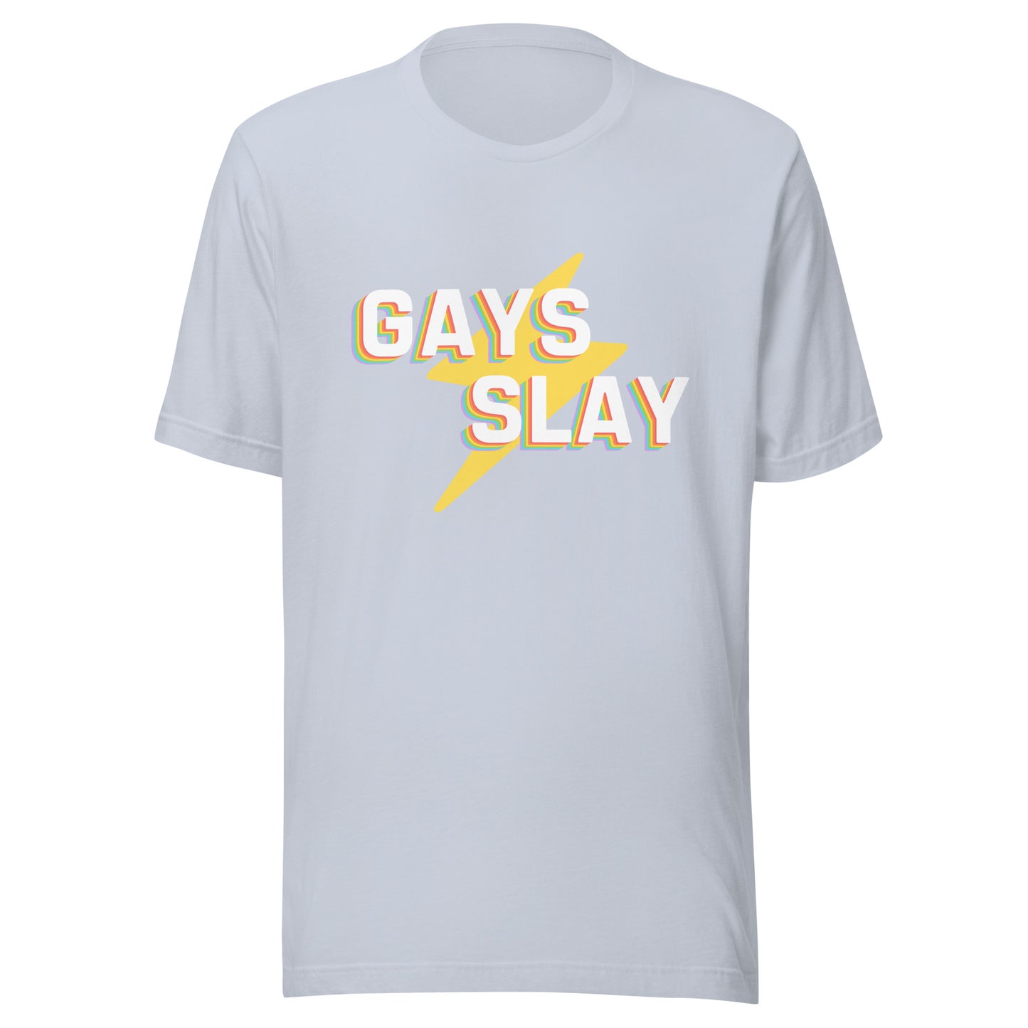 Gays Slay Lightning Unisex T-shirt