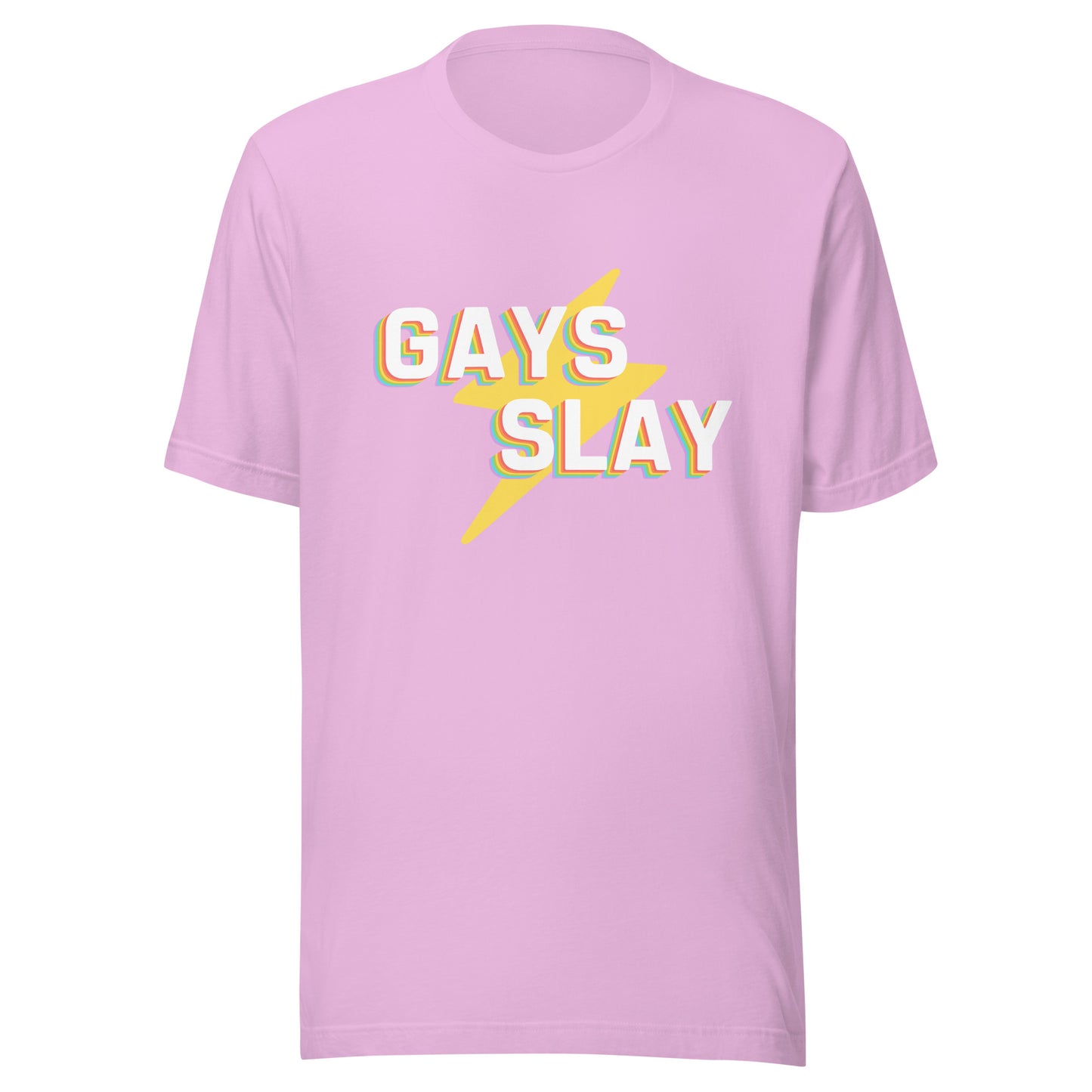 Gays Slay Lightning Unisex T-shirt