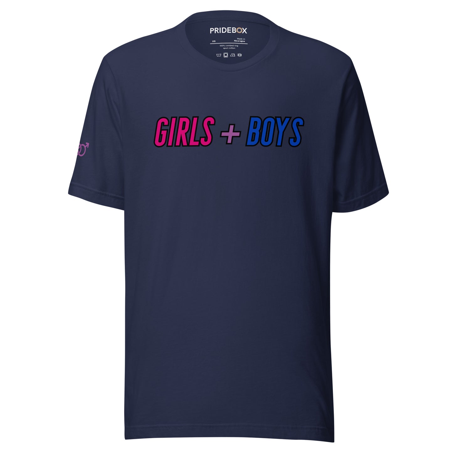 Bisexual Pride Girls and Boys Unisex t-shirt