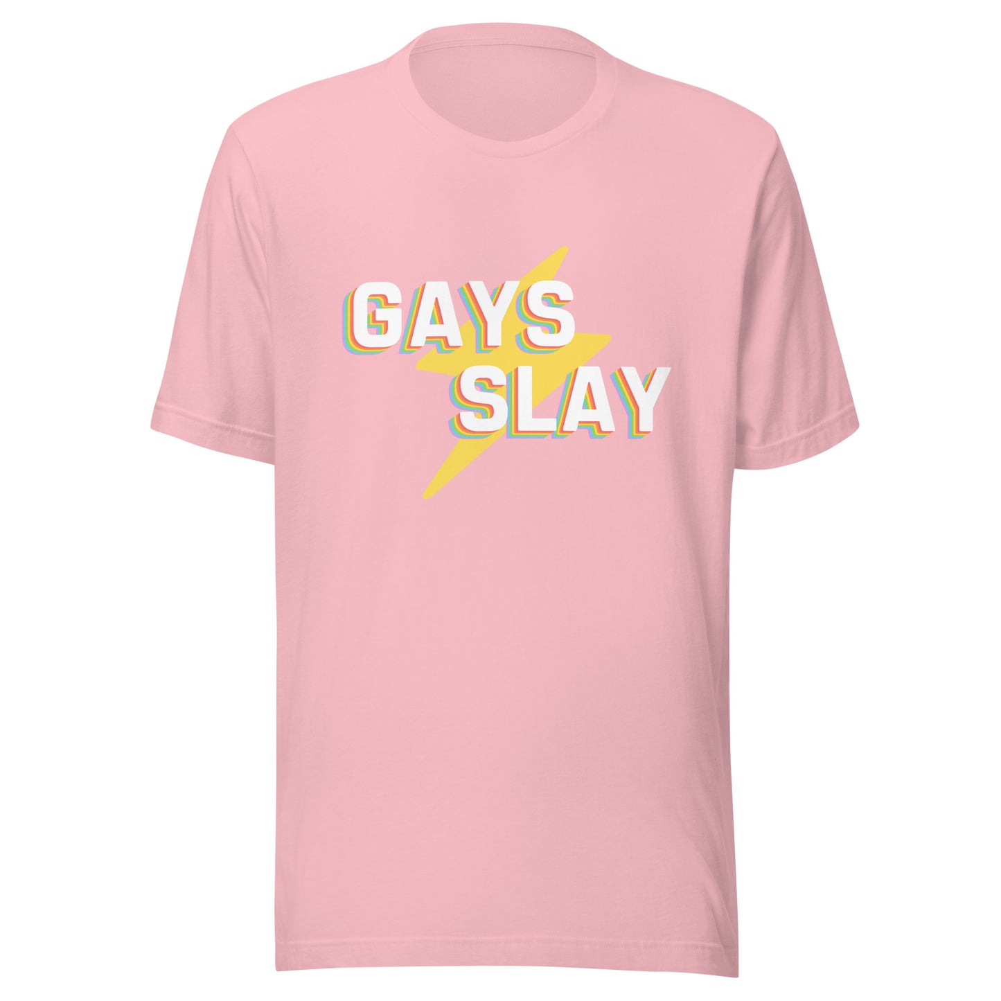 Gays Slay Lightning Unisex T-shirt
