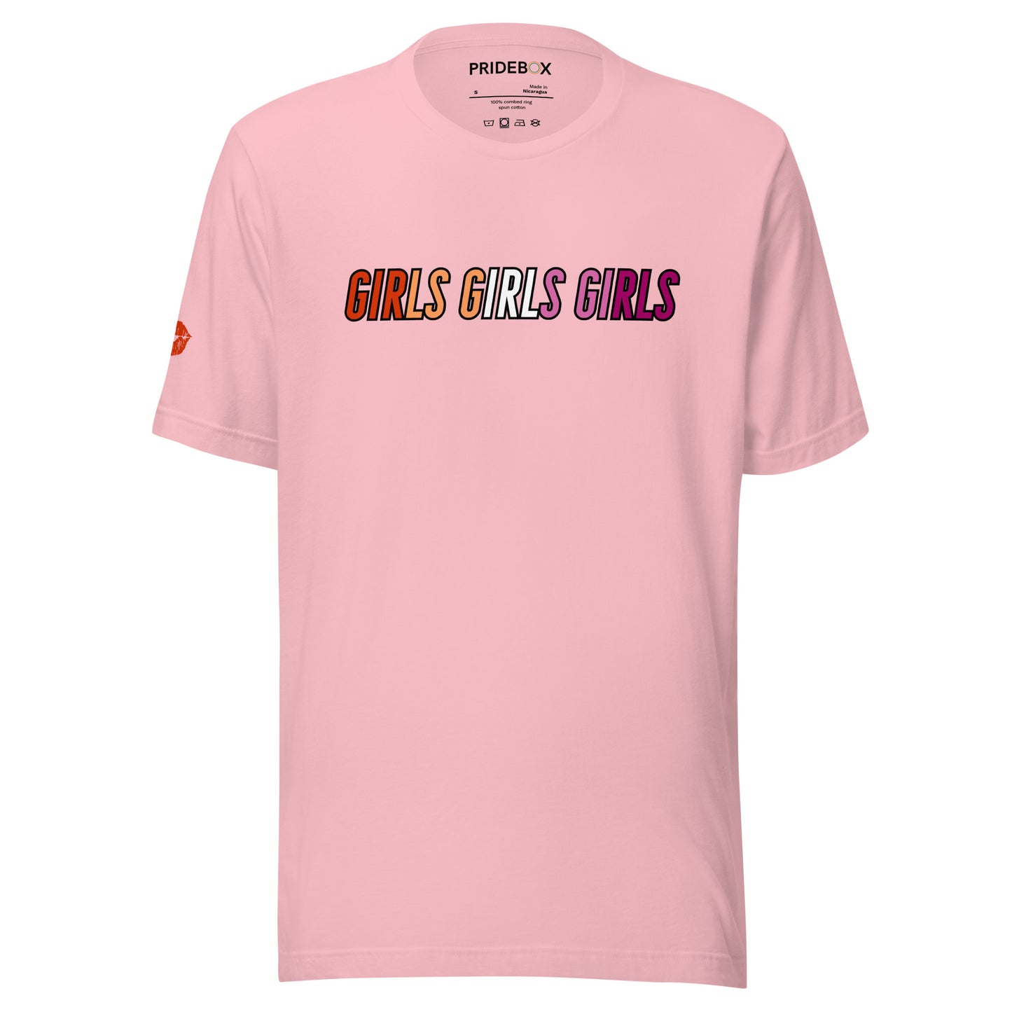 Lesbian Girls Girls Girls Unisex t-shirt