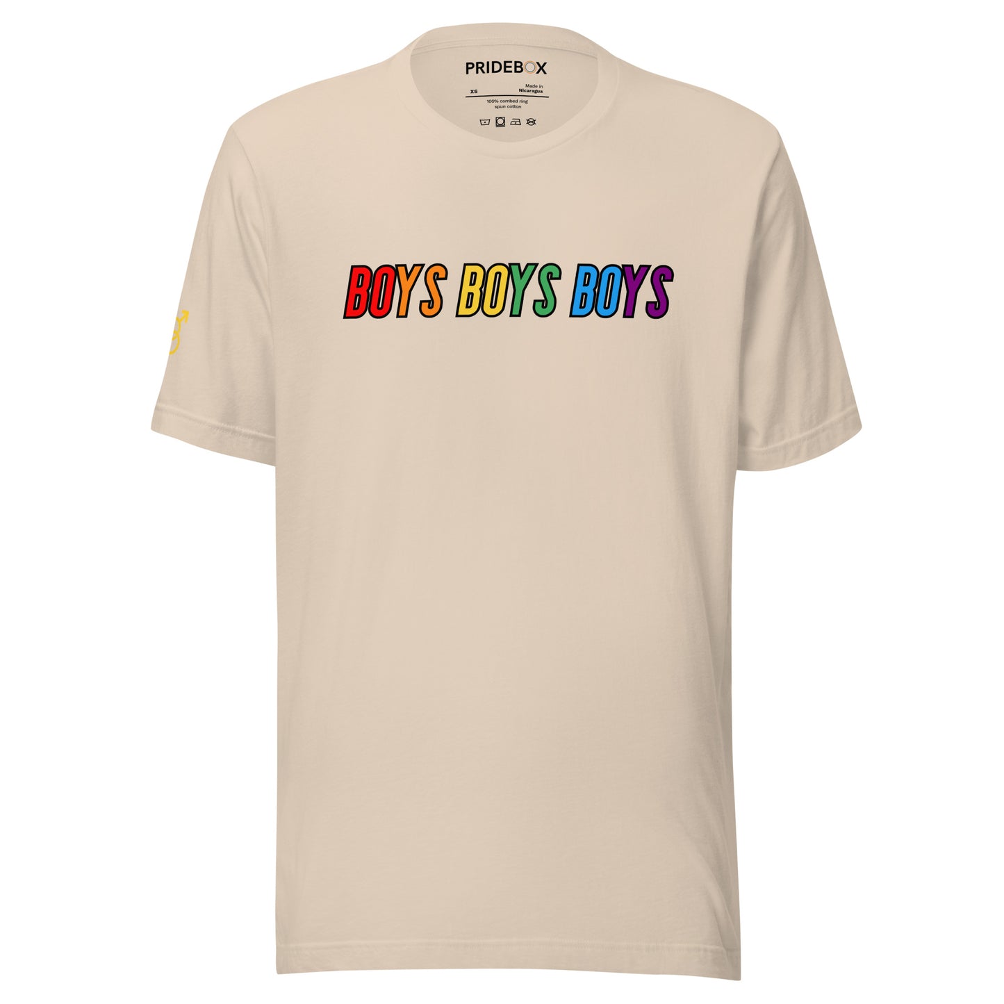 Boys Boys Boys Gay Pride Unisex t-shirt