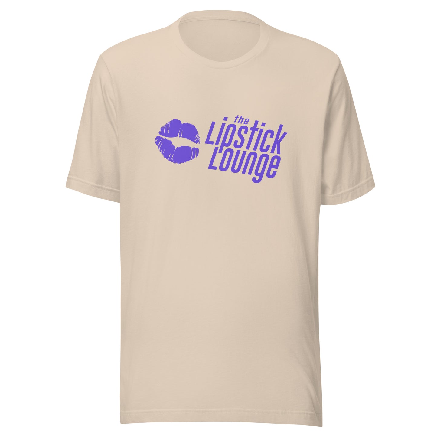 Lipstick Lounge Purple Logo Unisex T-shirt