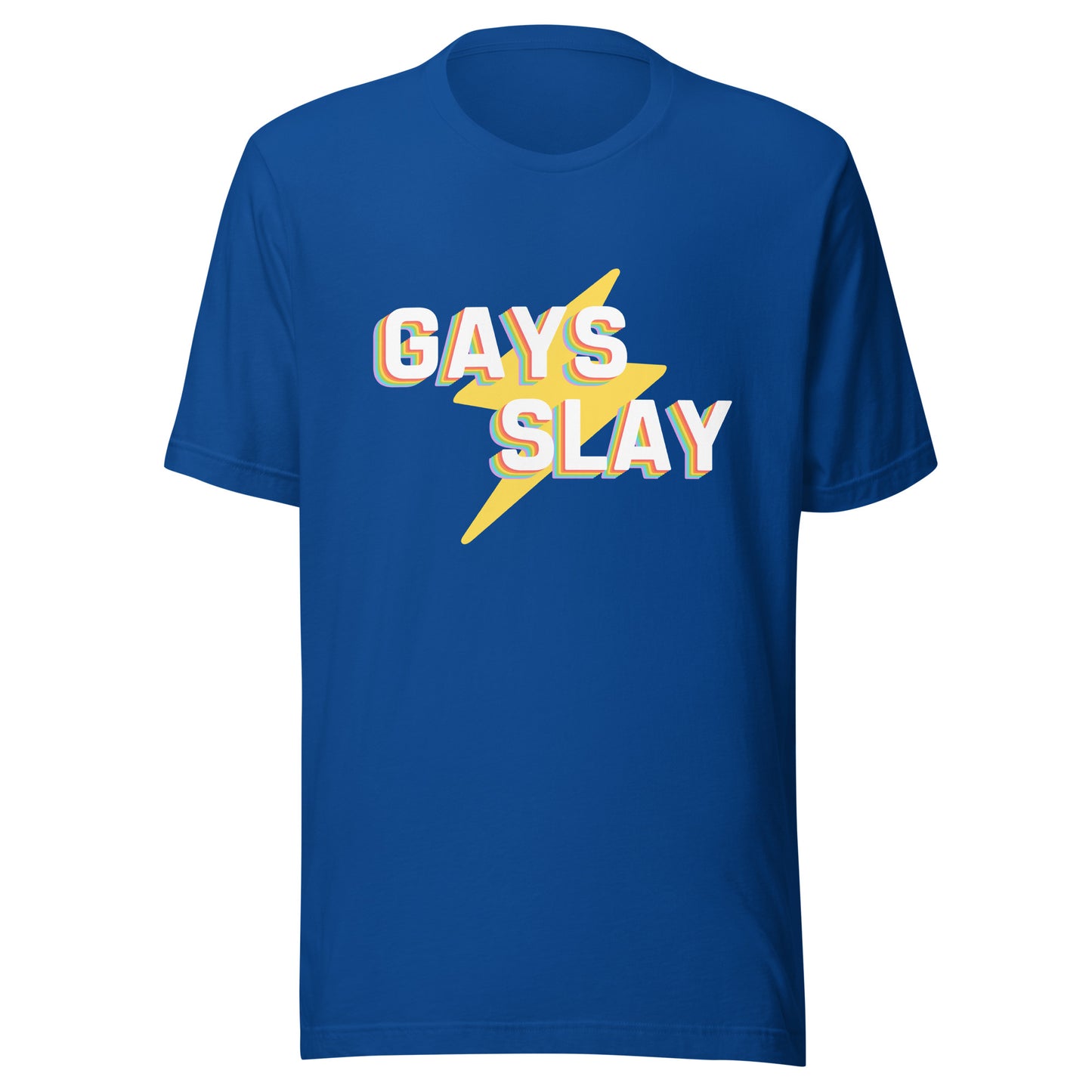 Gays Slay Lightning Unisex t-shirt