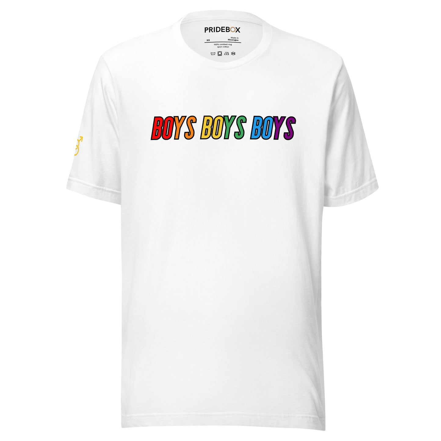Boys Boys Boys Gay Pride Unisex t-shirt