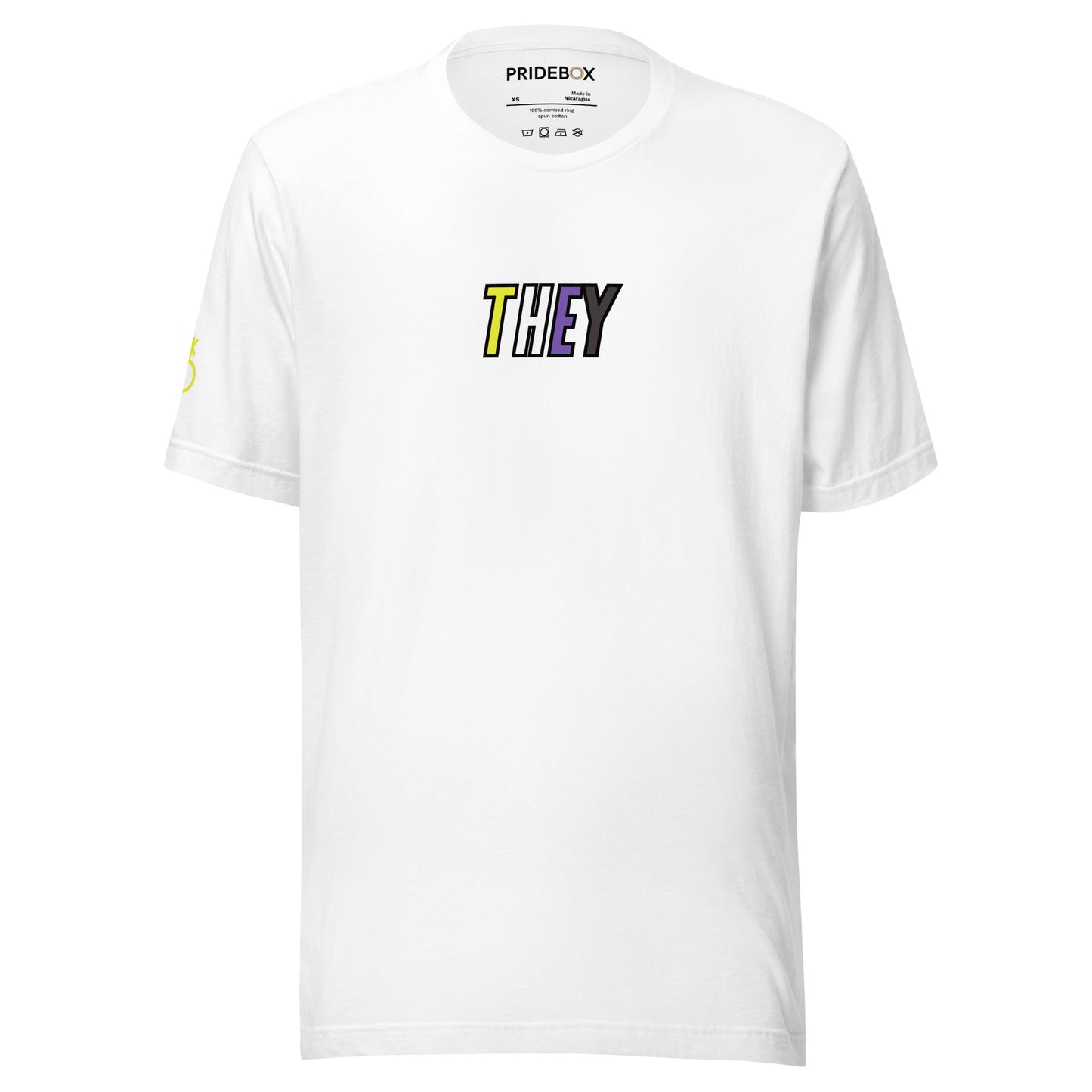 NonBinary Pride They Unisex t-shirt