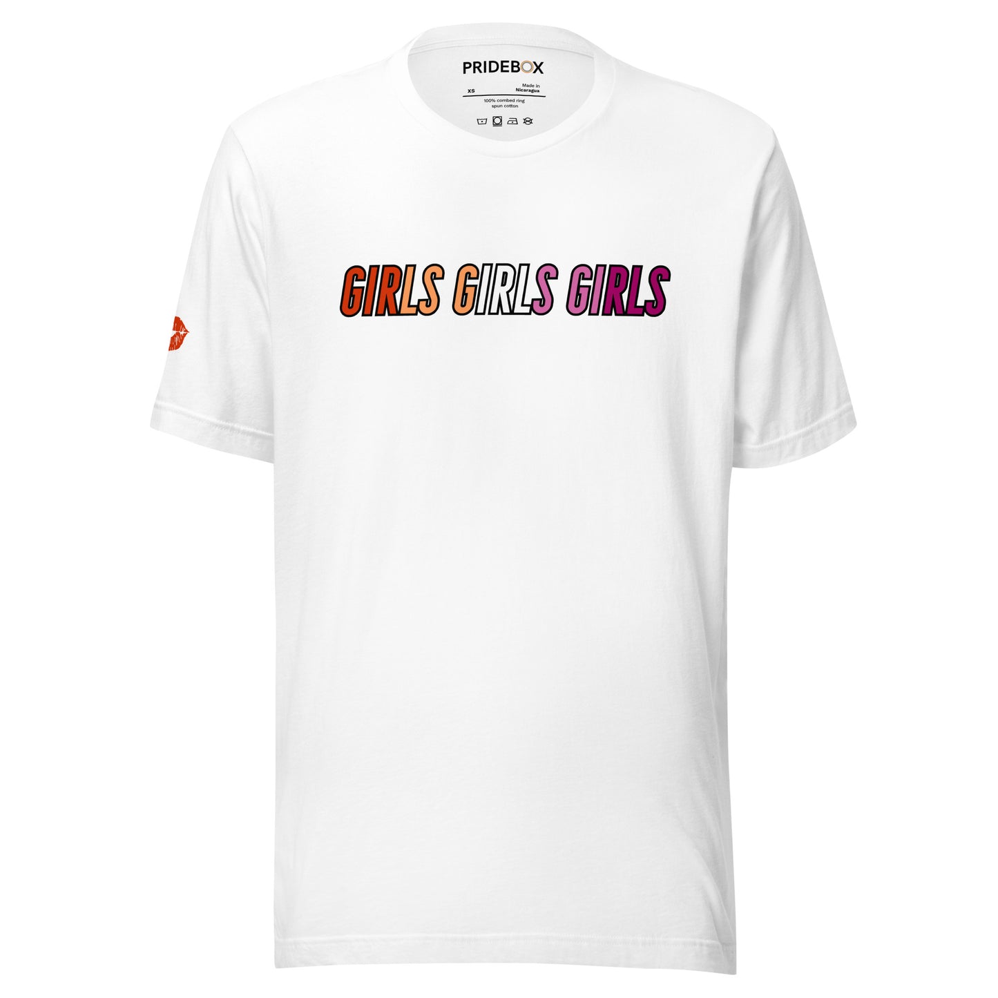 Lesbian Girls Girls Girls Unisex t-shirt