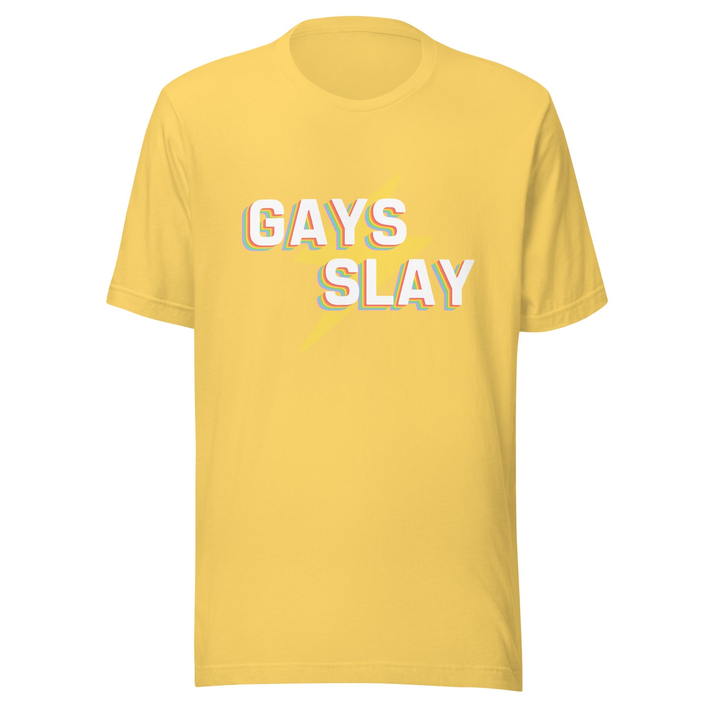 Gays Slay Lightning Unisex t-shirt