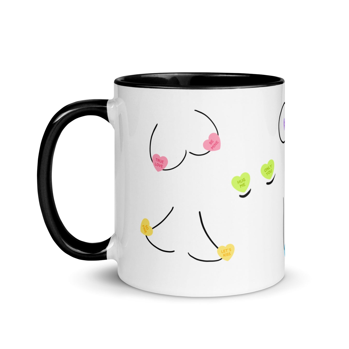 Candy Heart Boobies Mug