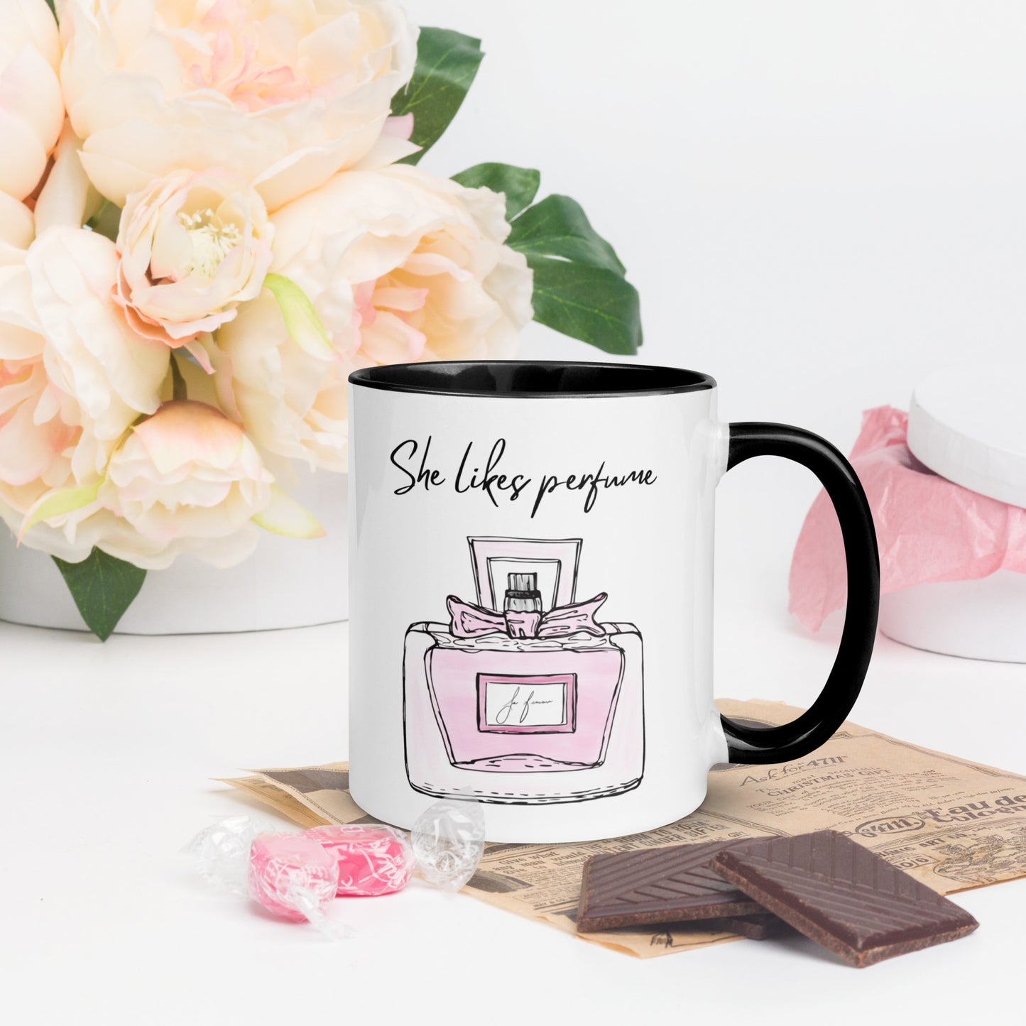 She Likes Perfume Mug