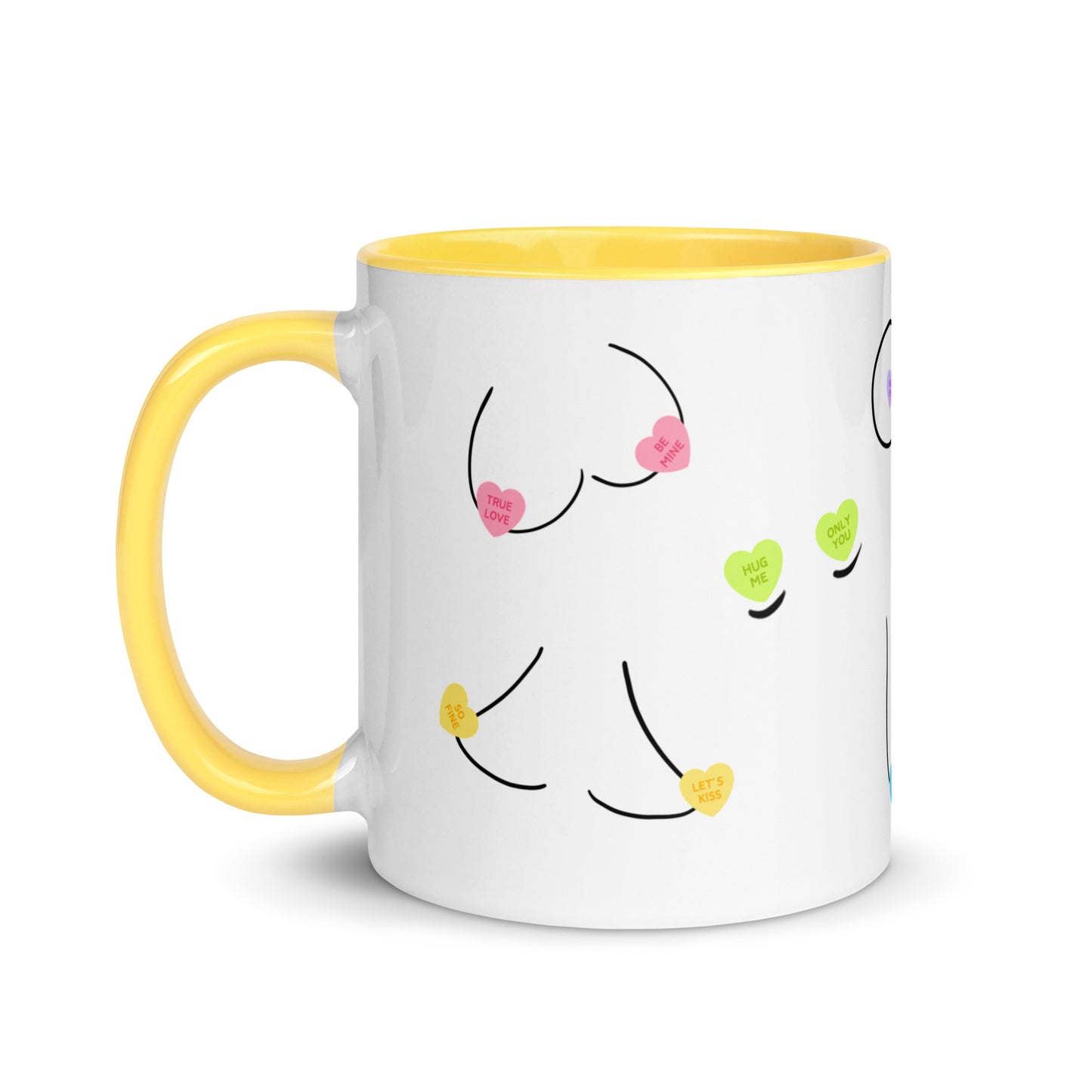 Candy Heart Boobies Mug
