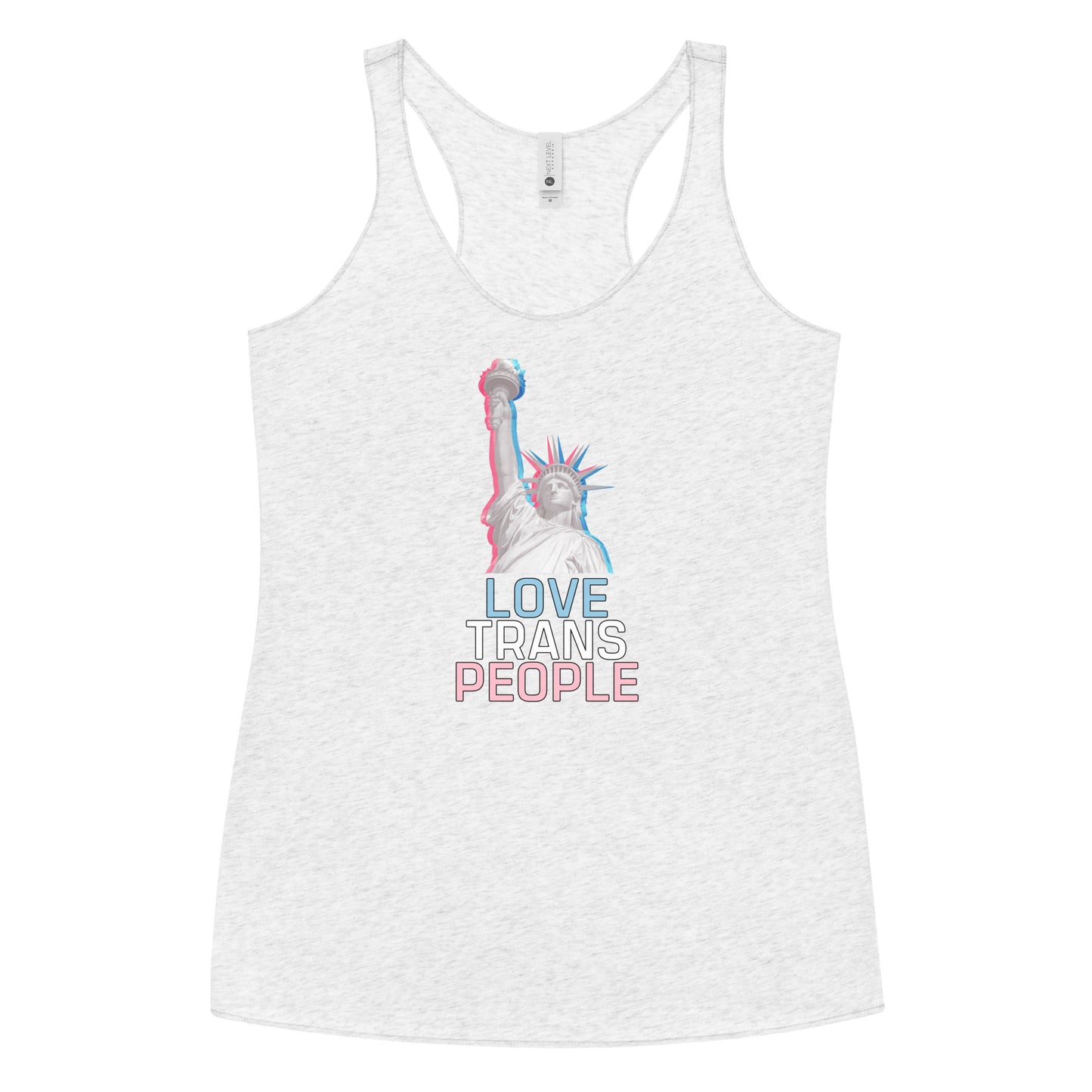 Love Trans People Racerback Tank