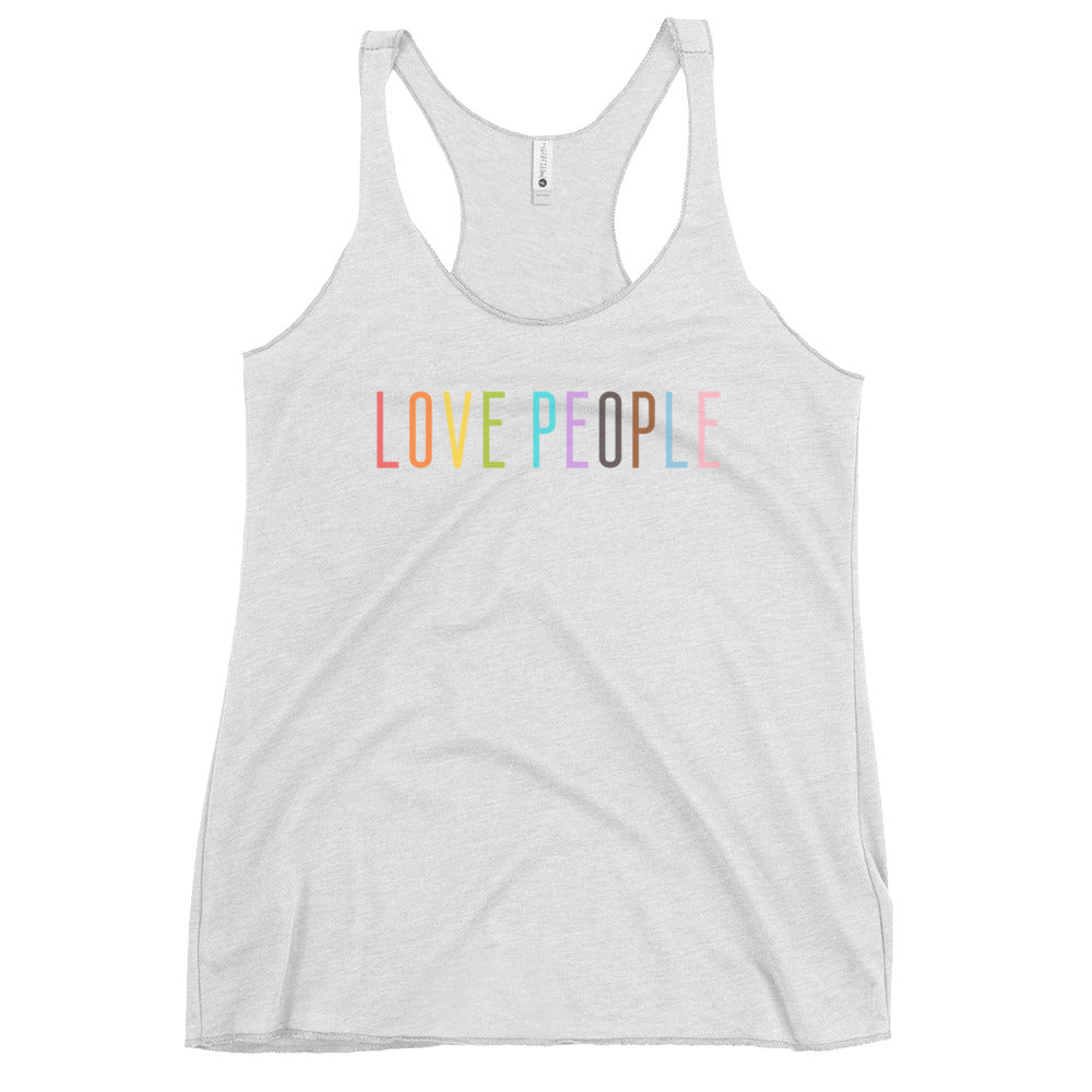 Love People Racerback Tank