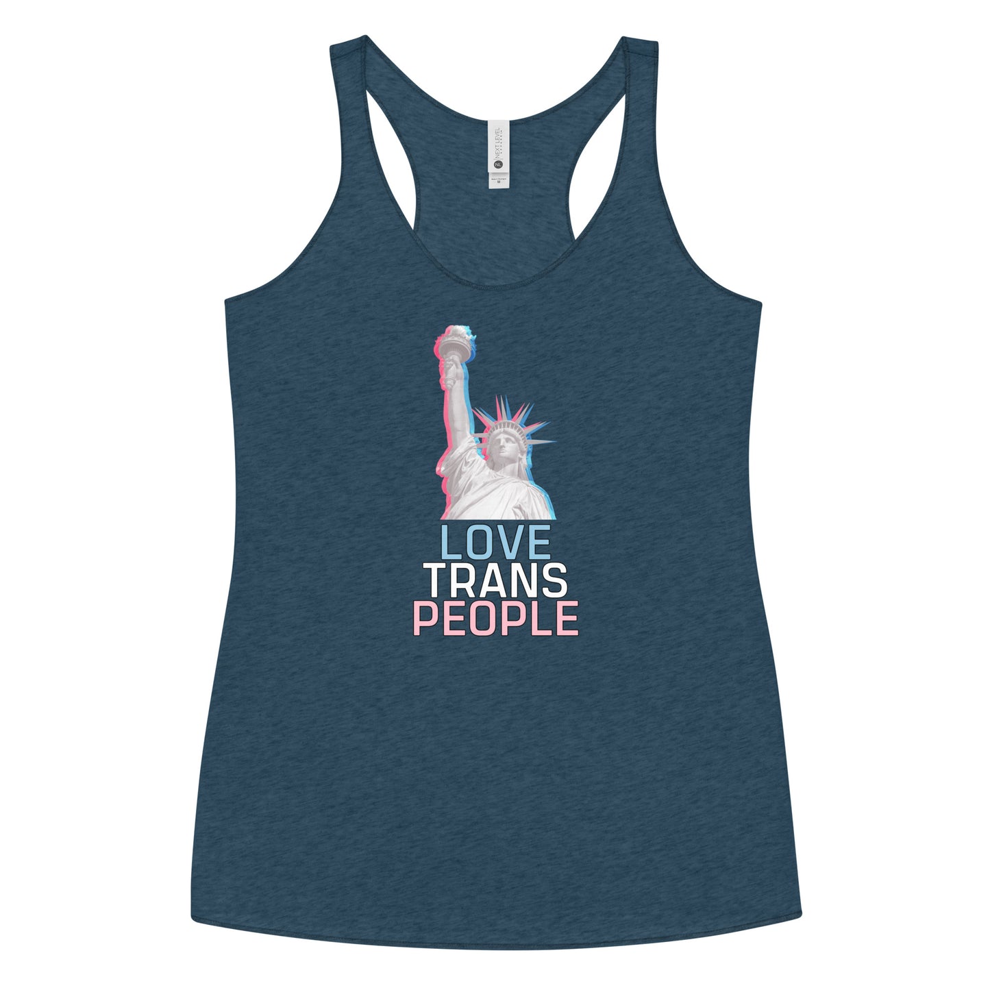 Love Trans People Racerback Tank