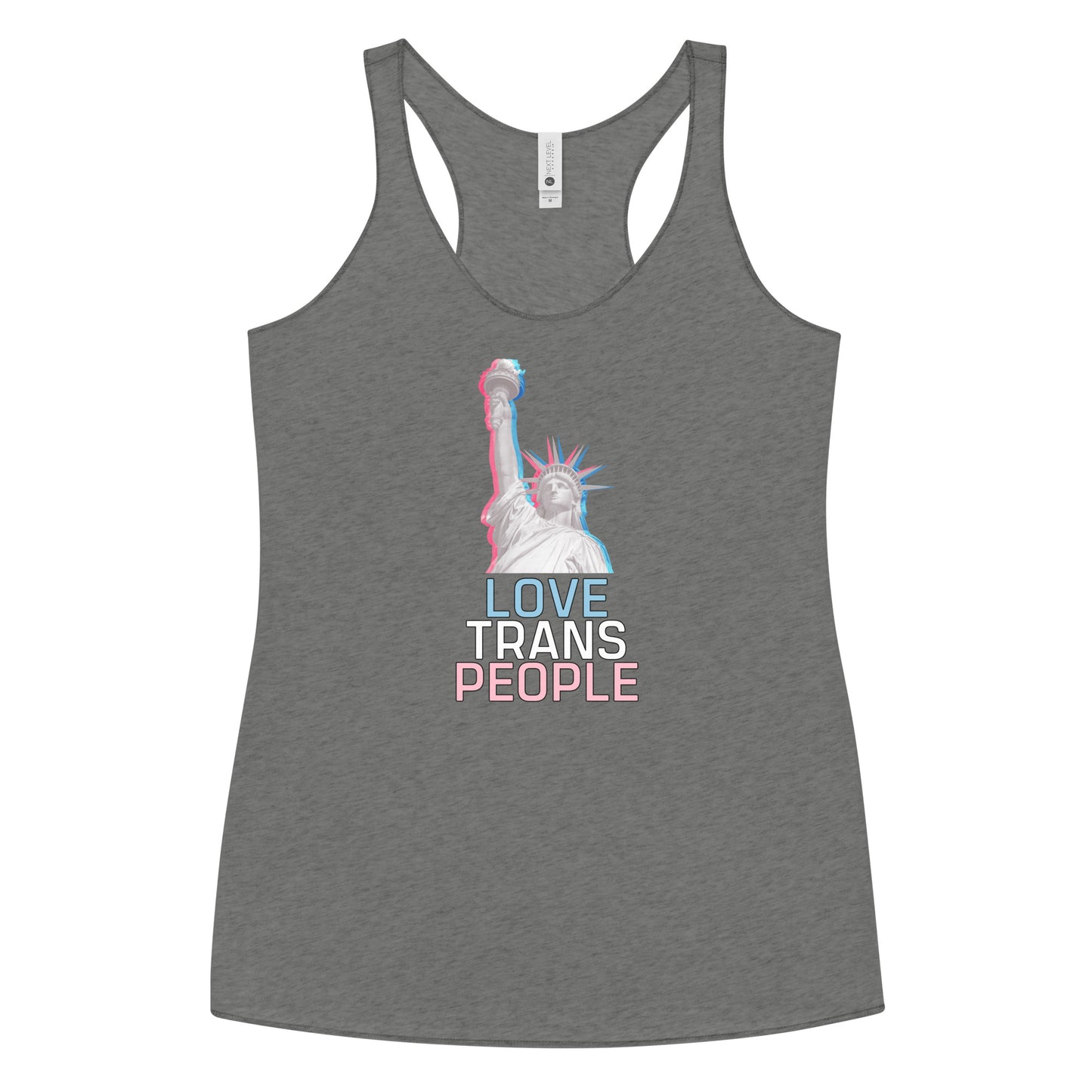 Love Trans People Racerback Tank