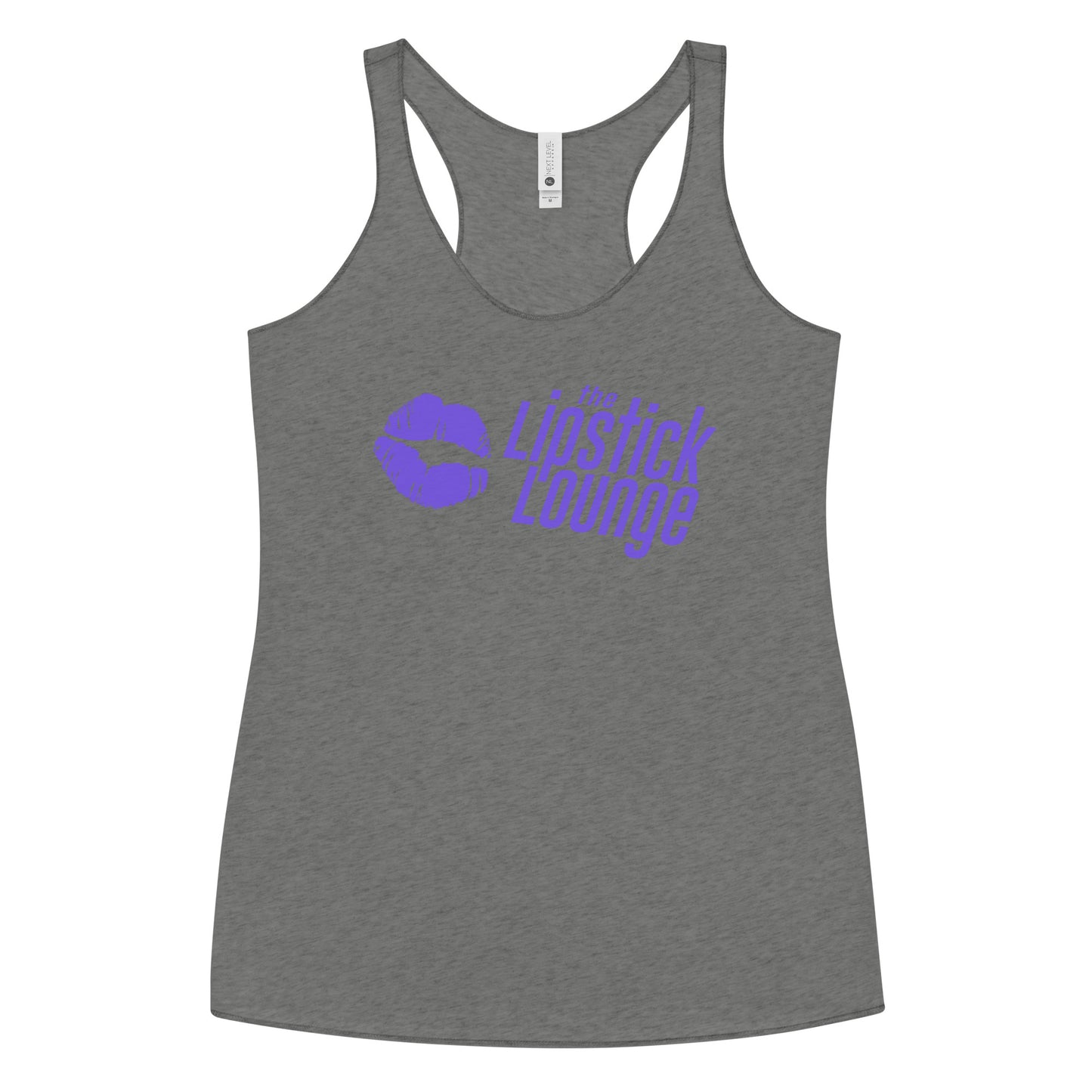 Lipstick Lounge Purple Logo Racerback Tank