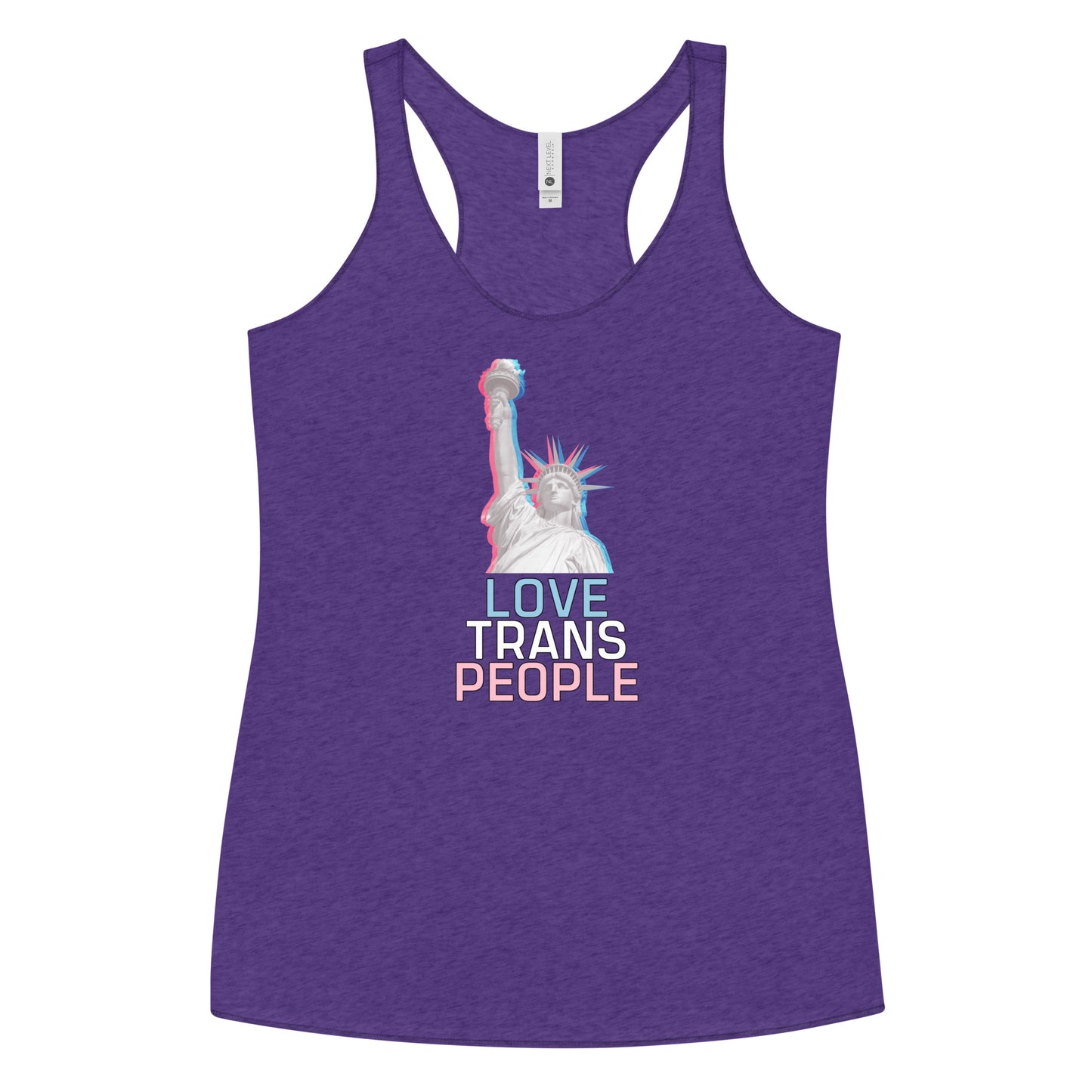 Love Trans People Racerback Tank