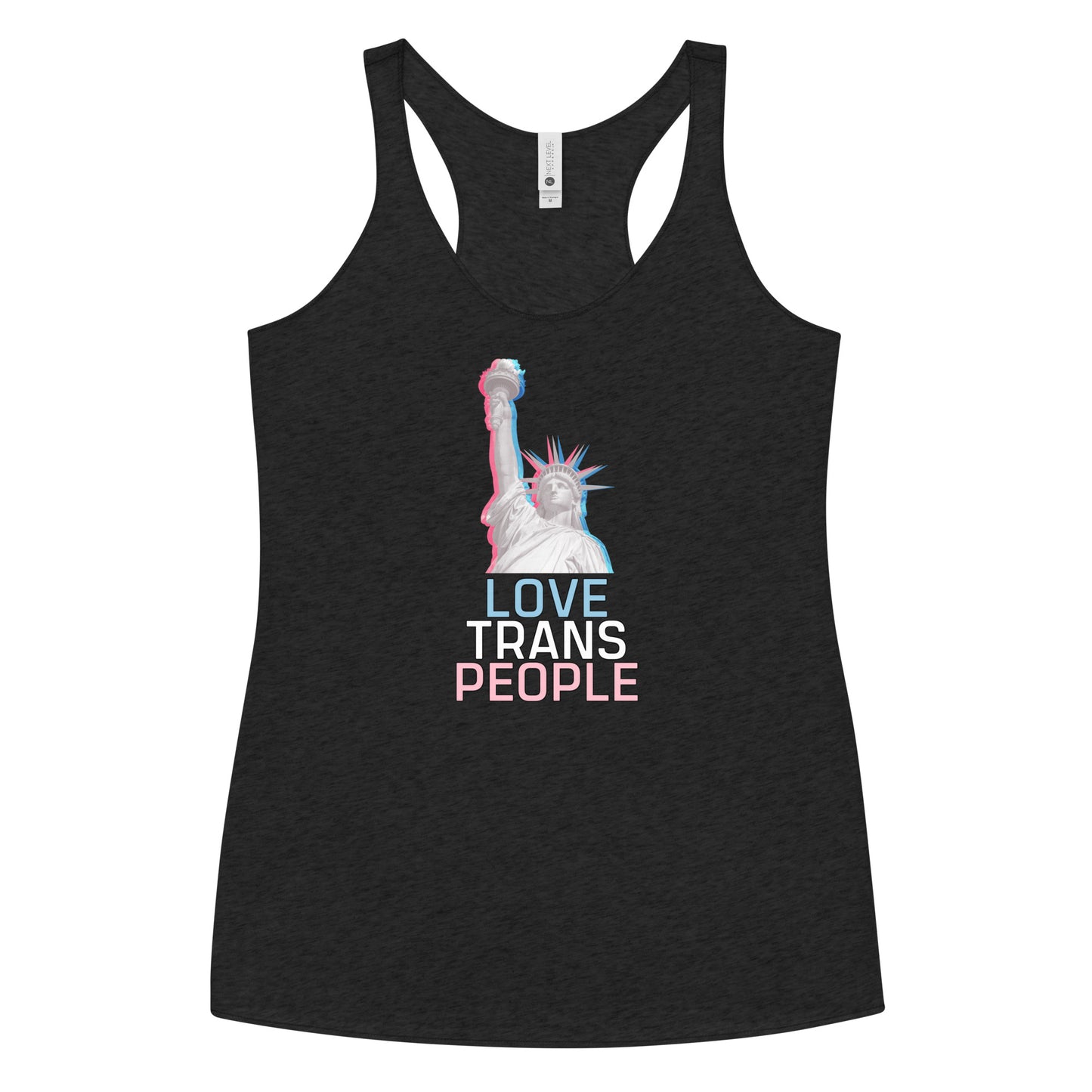 Love Trans People Racerback Tank