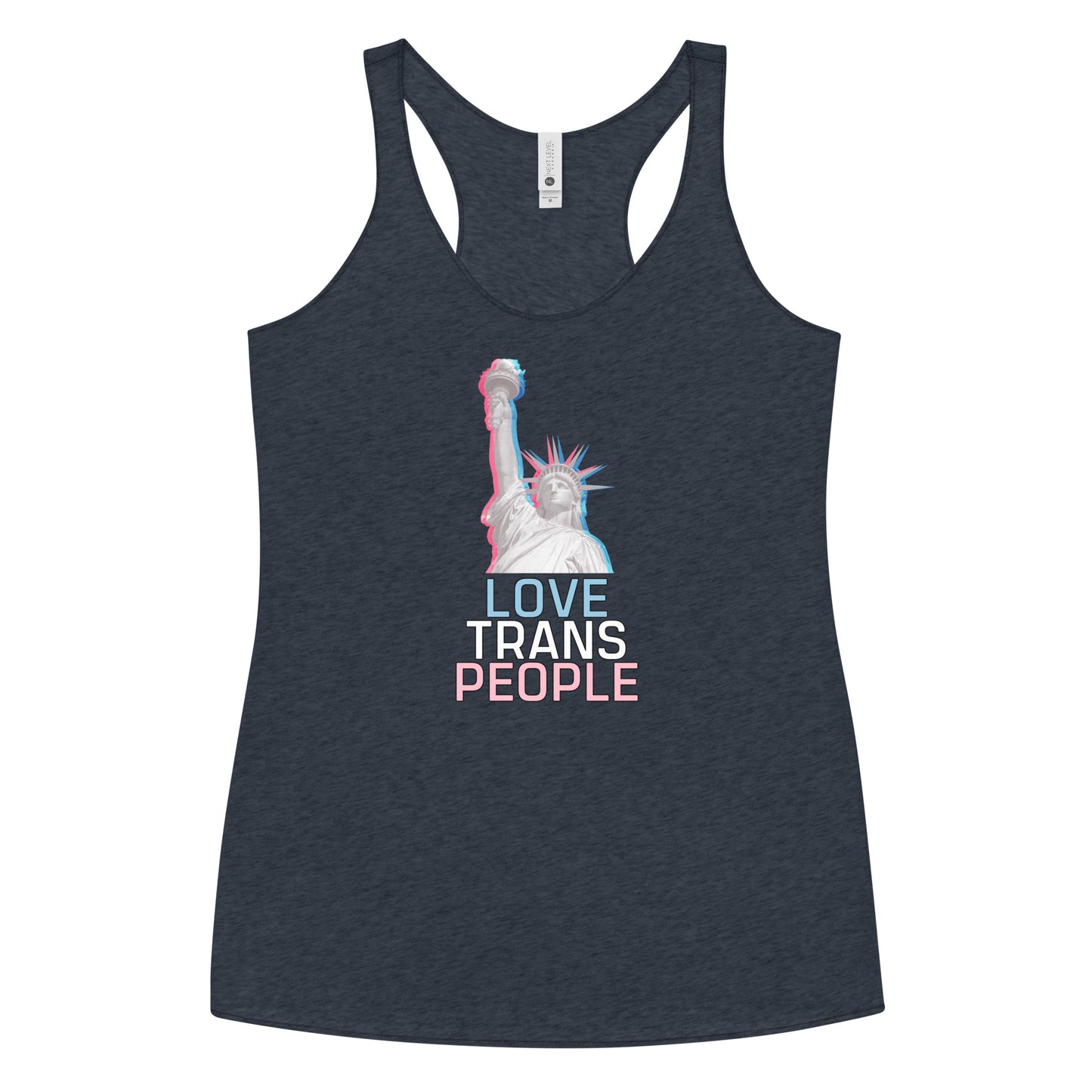 Love Trans People Racerback Tank