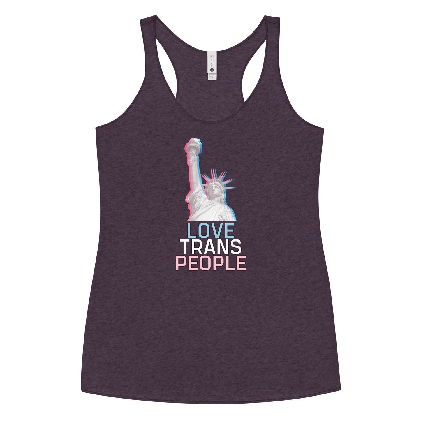 Love Trans People Racerback Tank