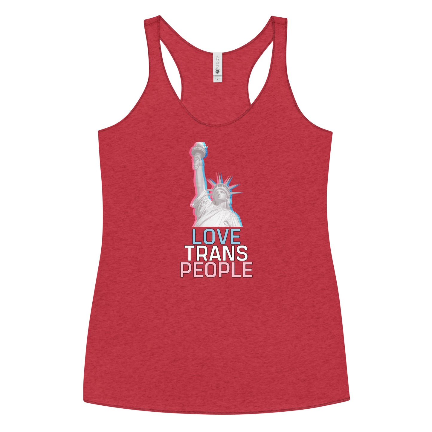 Love Trans People Racerback Tank