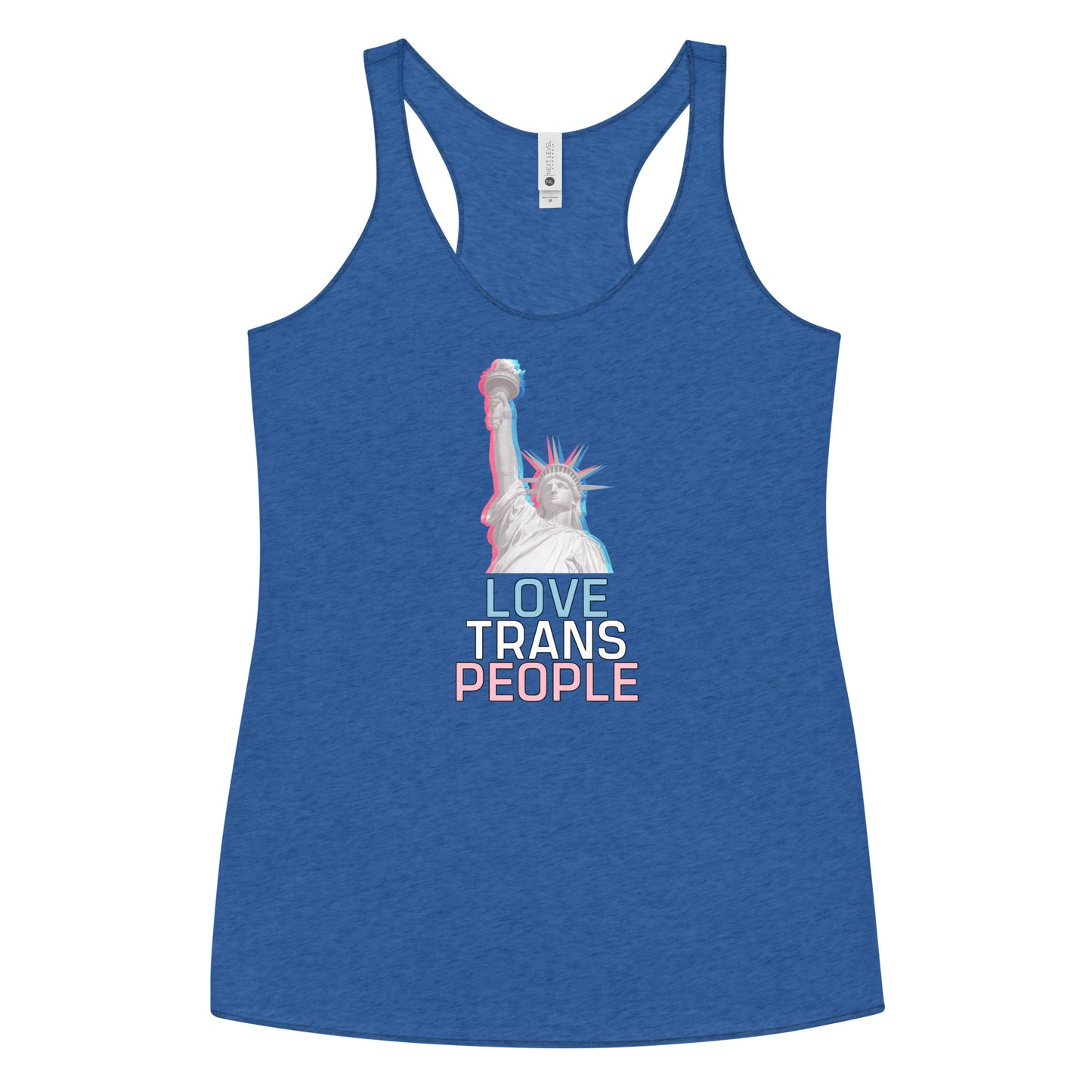 Love Trans People Racerback Tank