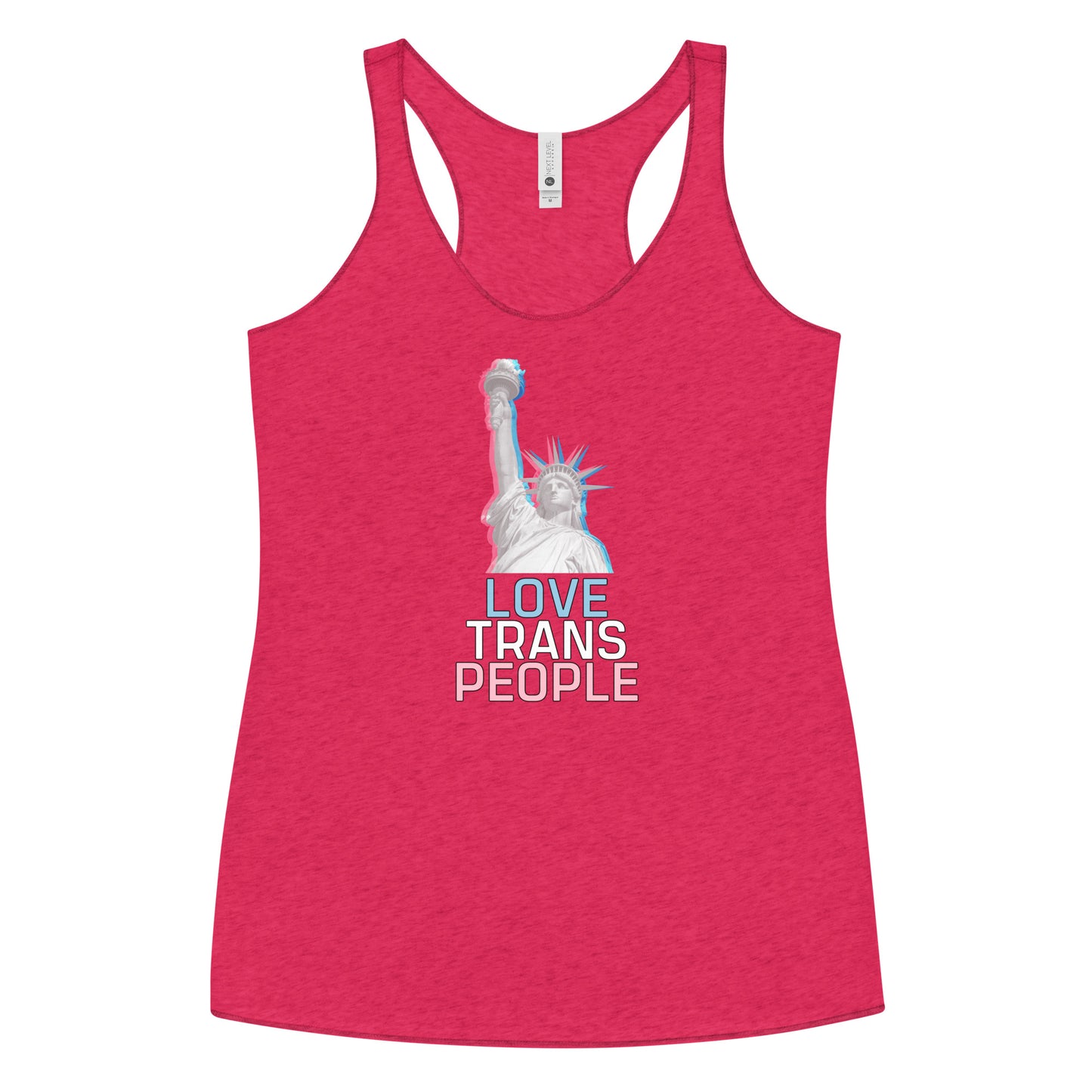 Love Trans People Racerback Tank