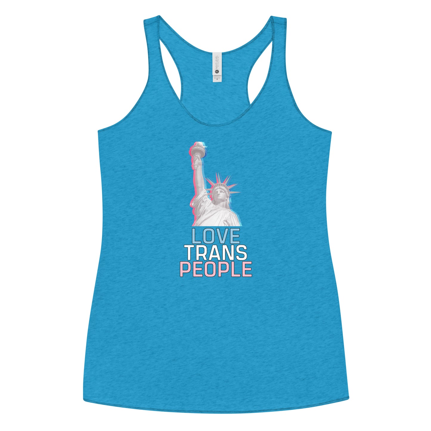 Love Trans People Racerback Tank