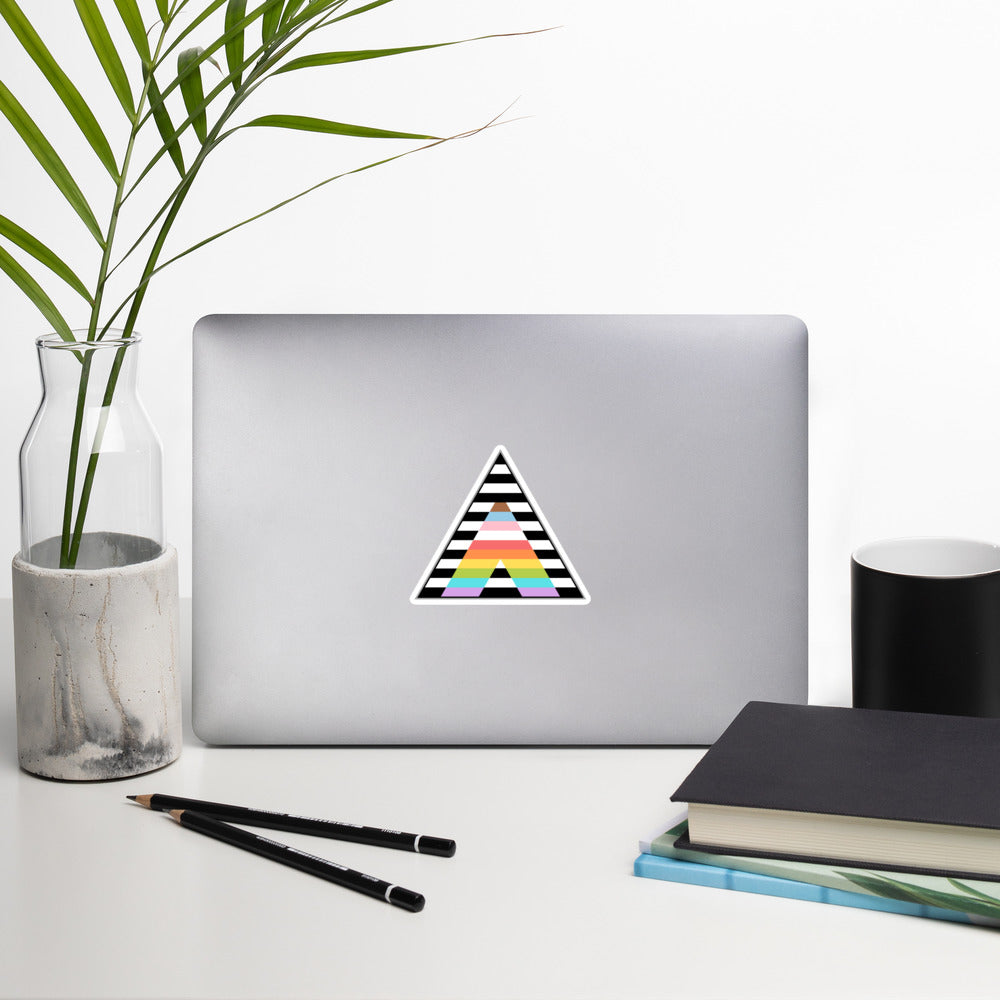 LGBTQ+ Ally Pride Progress Sticker