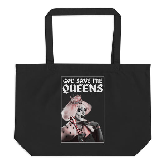 God Save the Queens Large Tote Bag