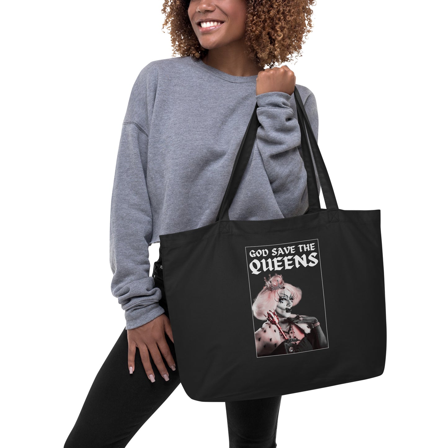 God Save the Queens Large Tote Bag