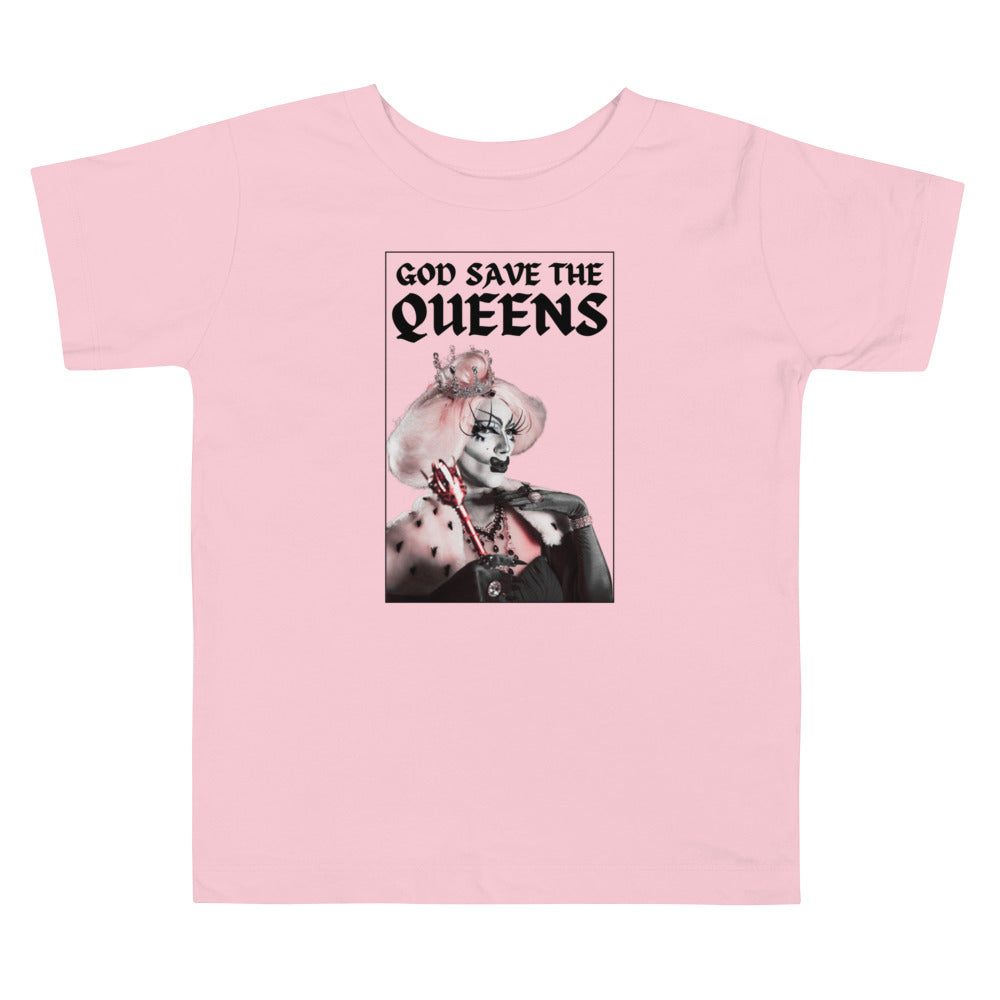 God Save the Queens Toddler Tee - Light Colors