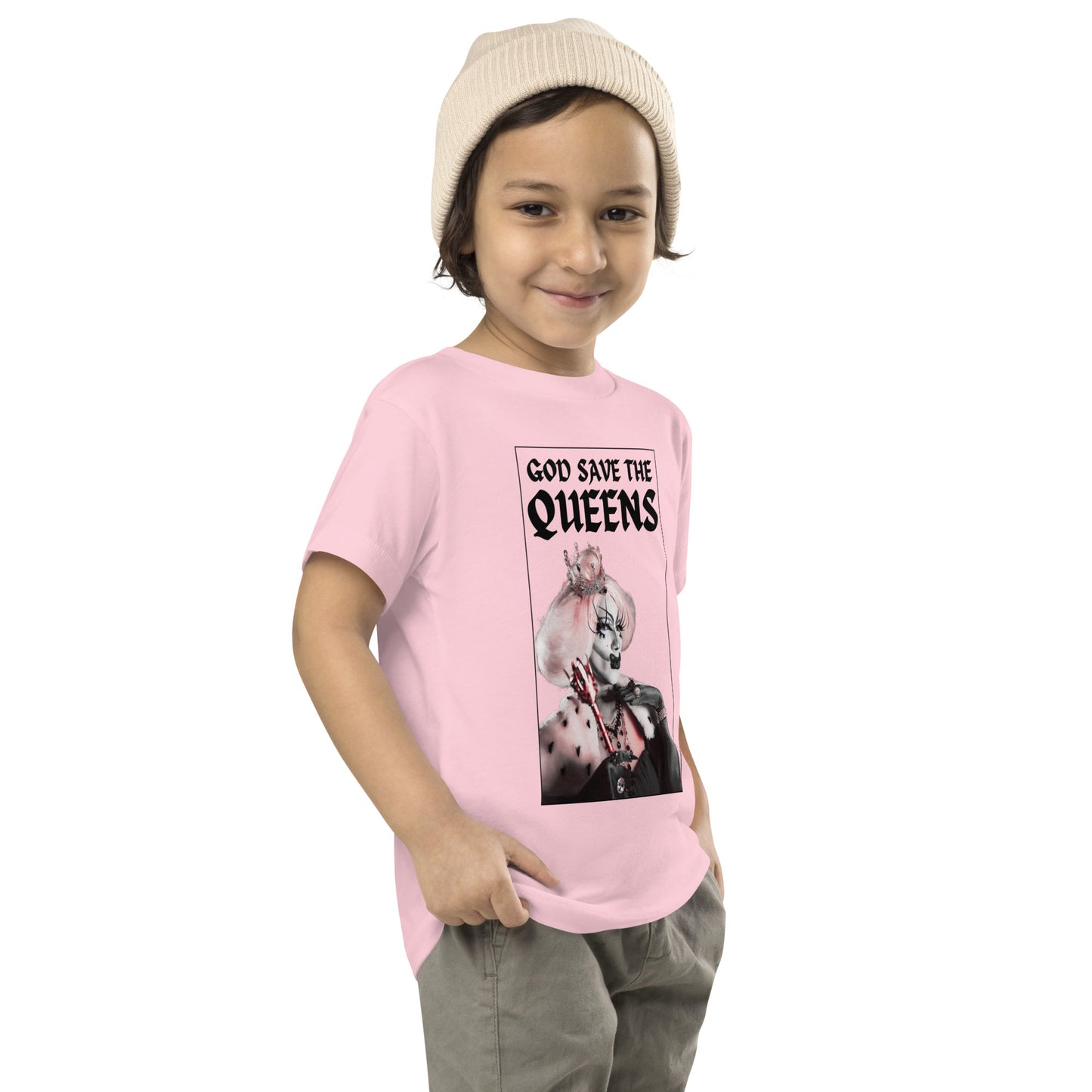 God Save the Queens Toddler Tee - Light Colors