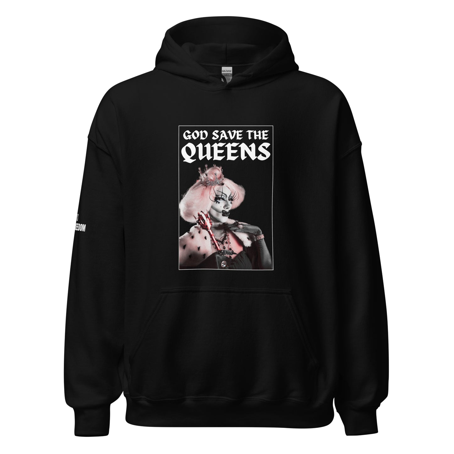 God Save the Queens Unisex Hoodie - Dark Colors