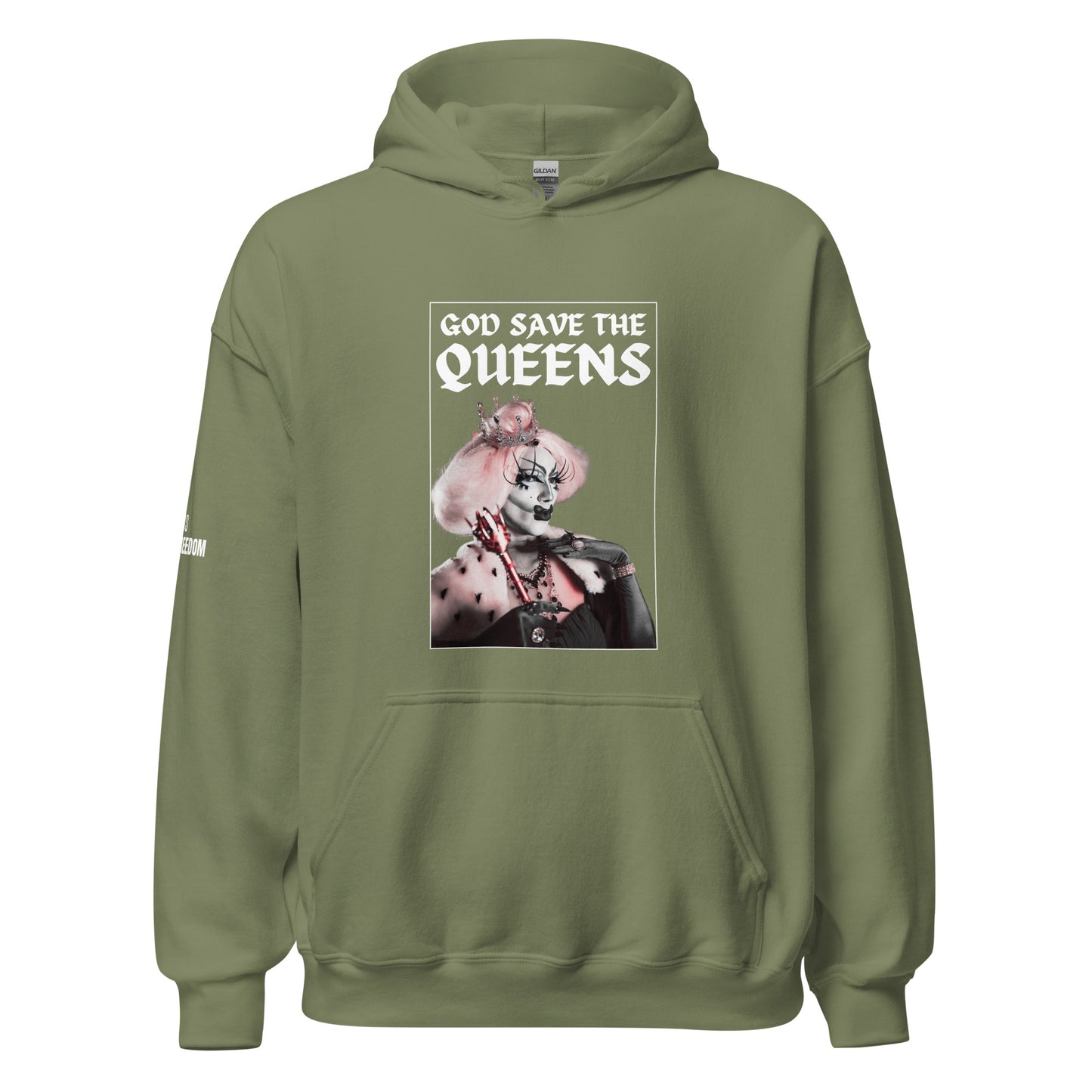 God Save the Queens Unisex Hoodie - Dark Colors