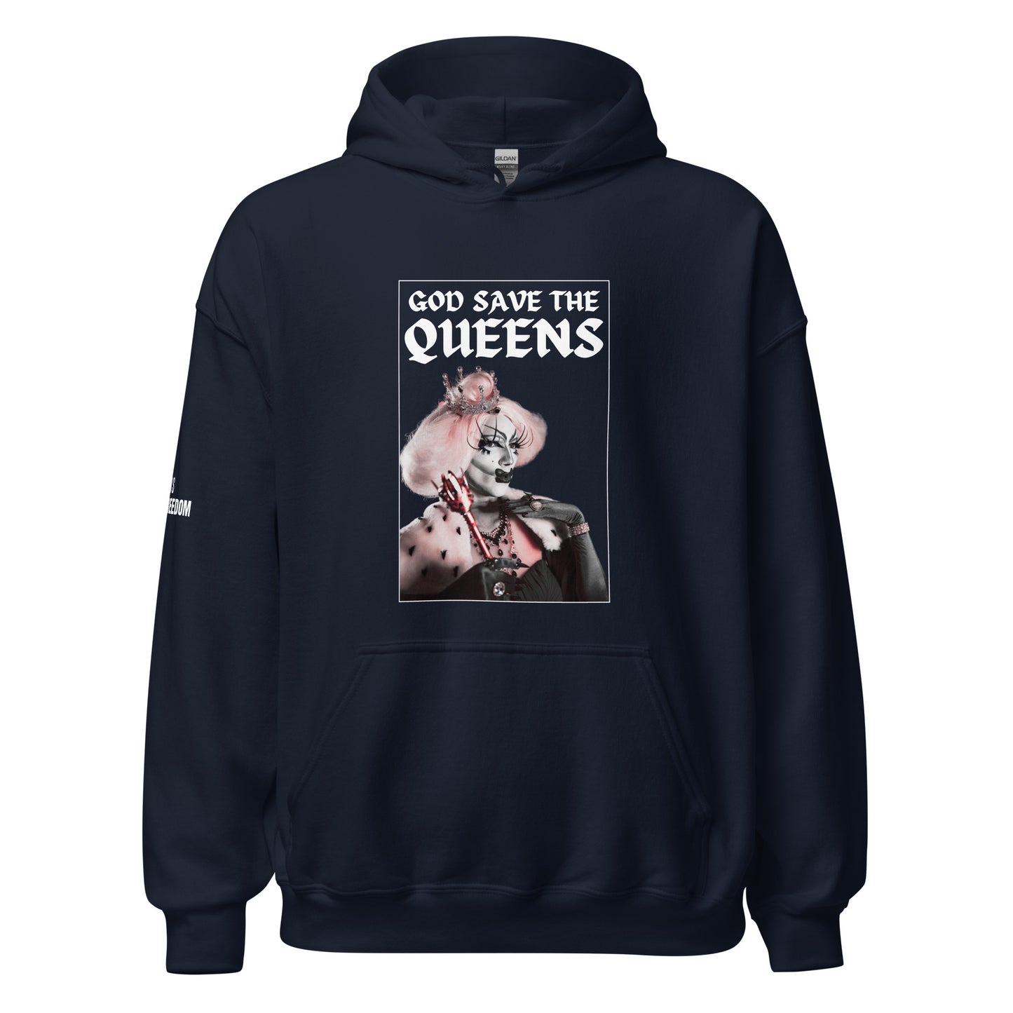 God Save the Queens Unisex Hoodie - Dark Colors