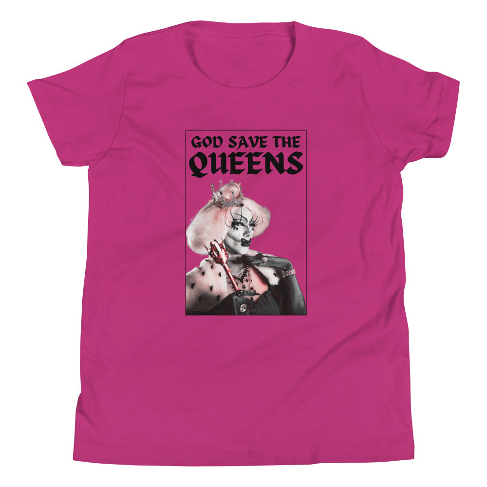 God Save the Queens Youth Tee - Light Colors