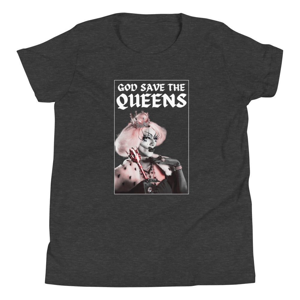God Save the Queens Youth Tee - Dark Colors