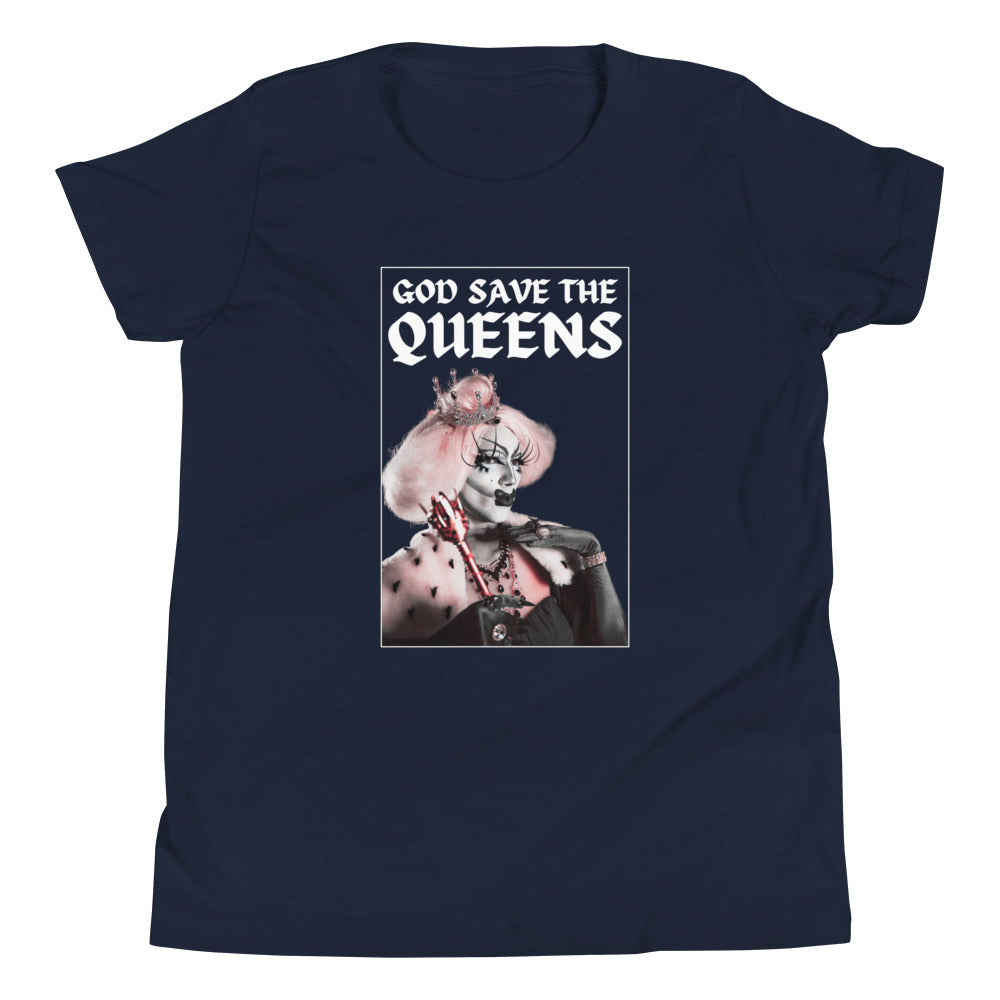 God Save the Queens Youth Tee - Dark Colors