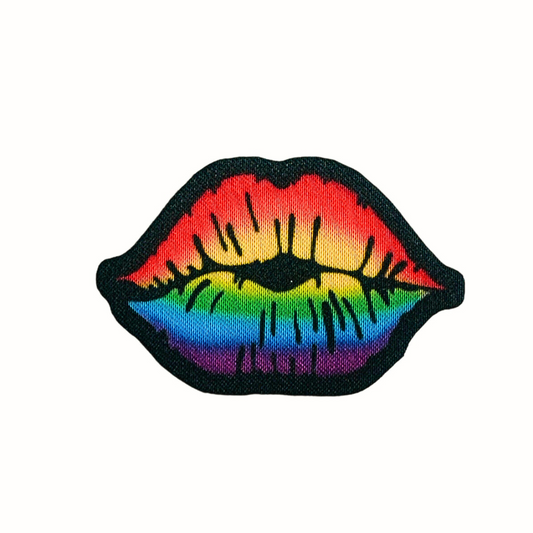 Rainbow Lips Patch