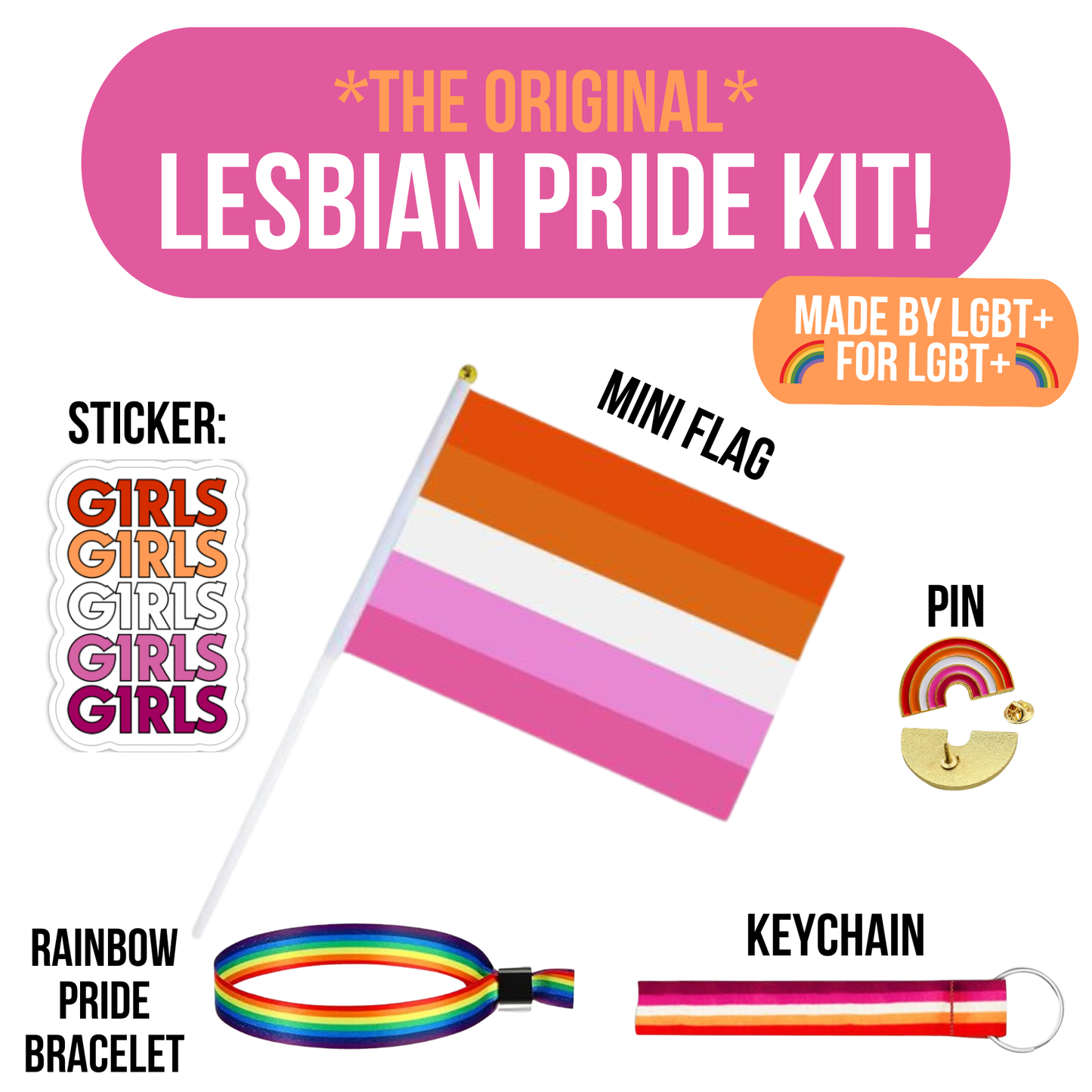 Lesbian Pride Kit