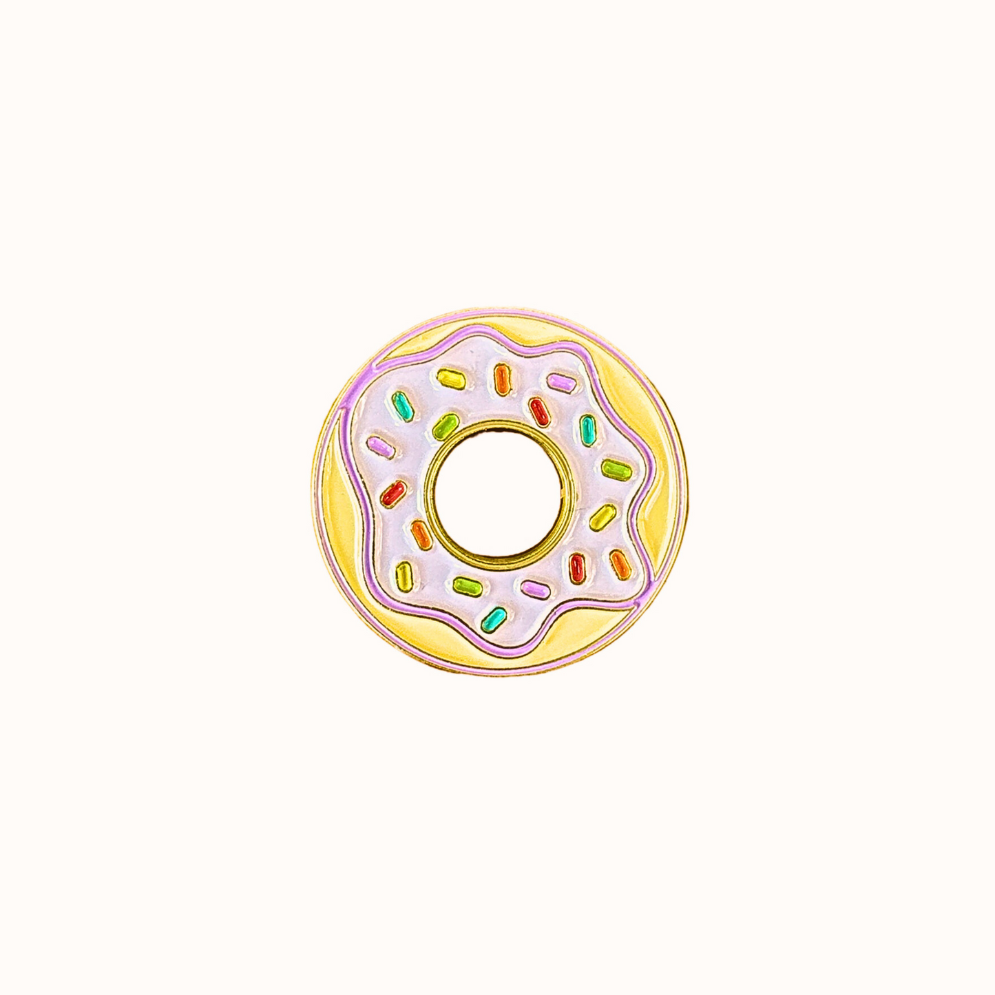 Rainbow Donut Enamel Pin