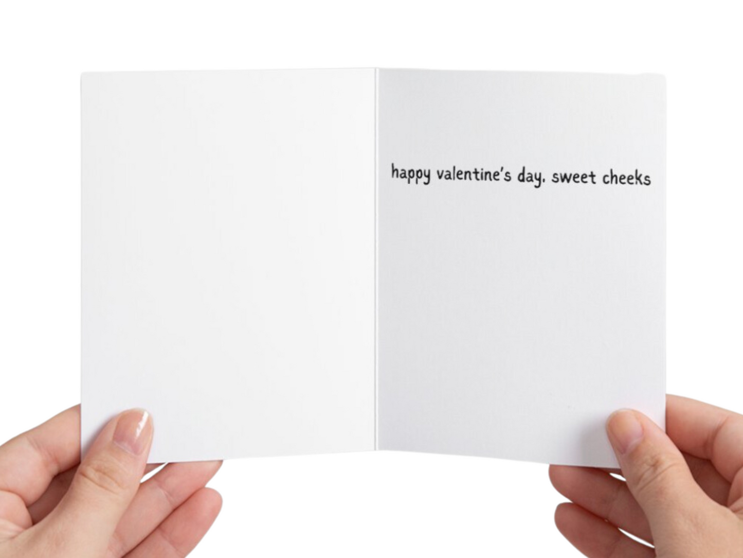 Sweet Cheeks Valentine's Day Card