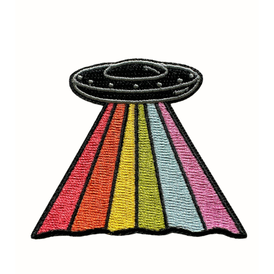 Spaceship Rainbow Patch